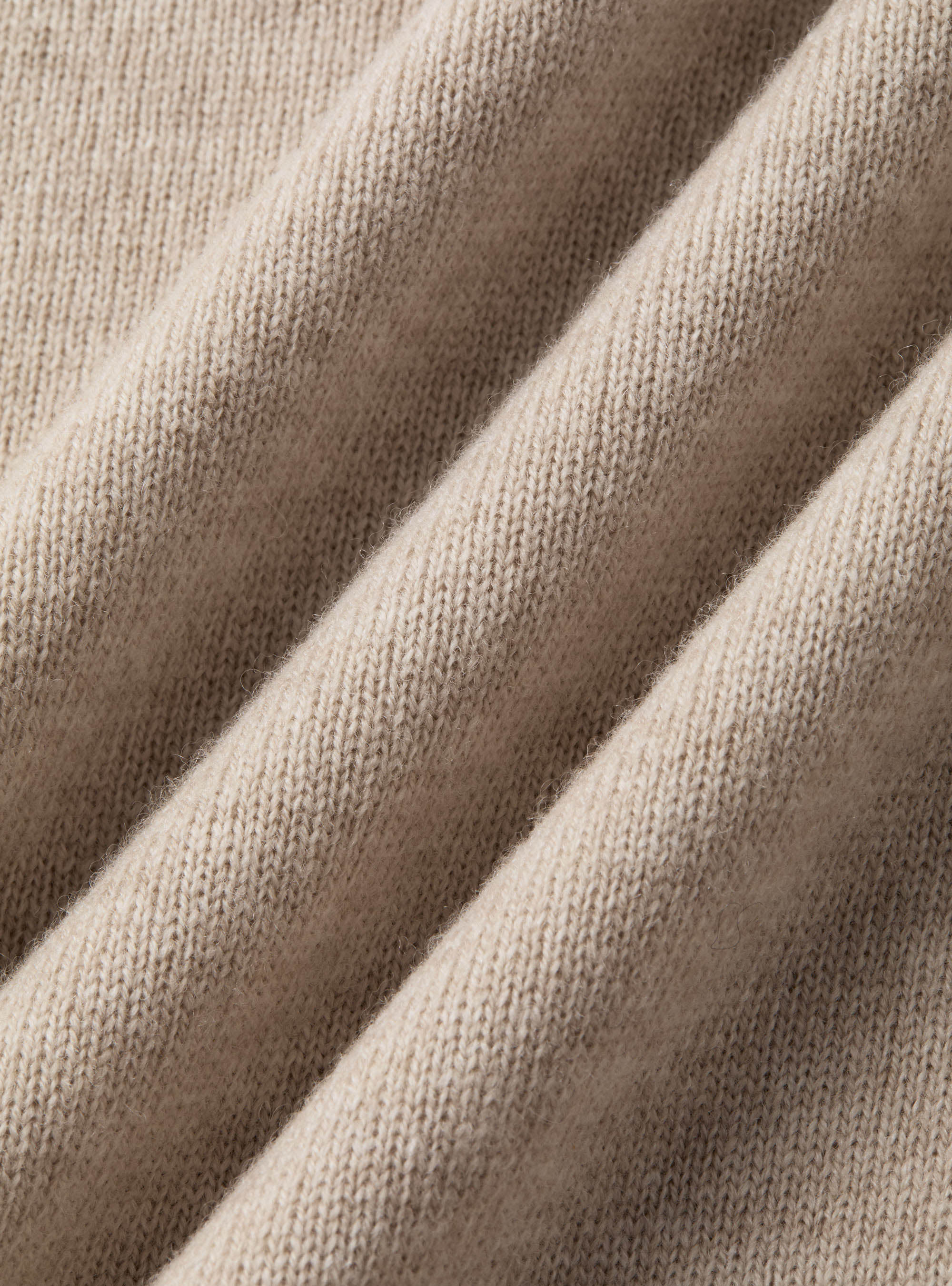 Pull col rond en lambswool et cachemire, &Atilde; CRU