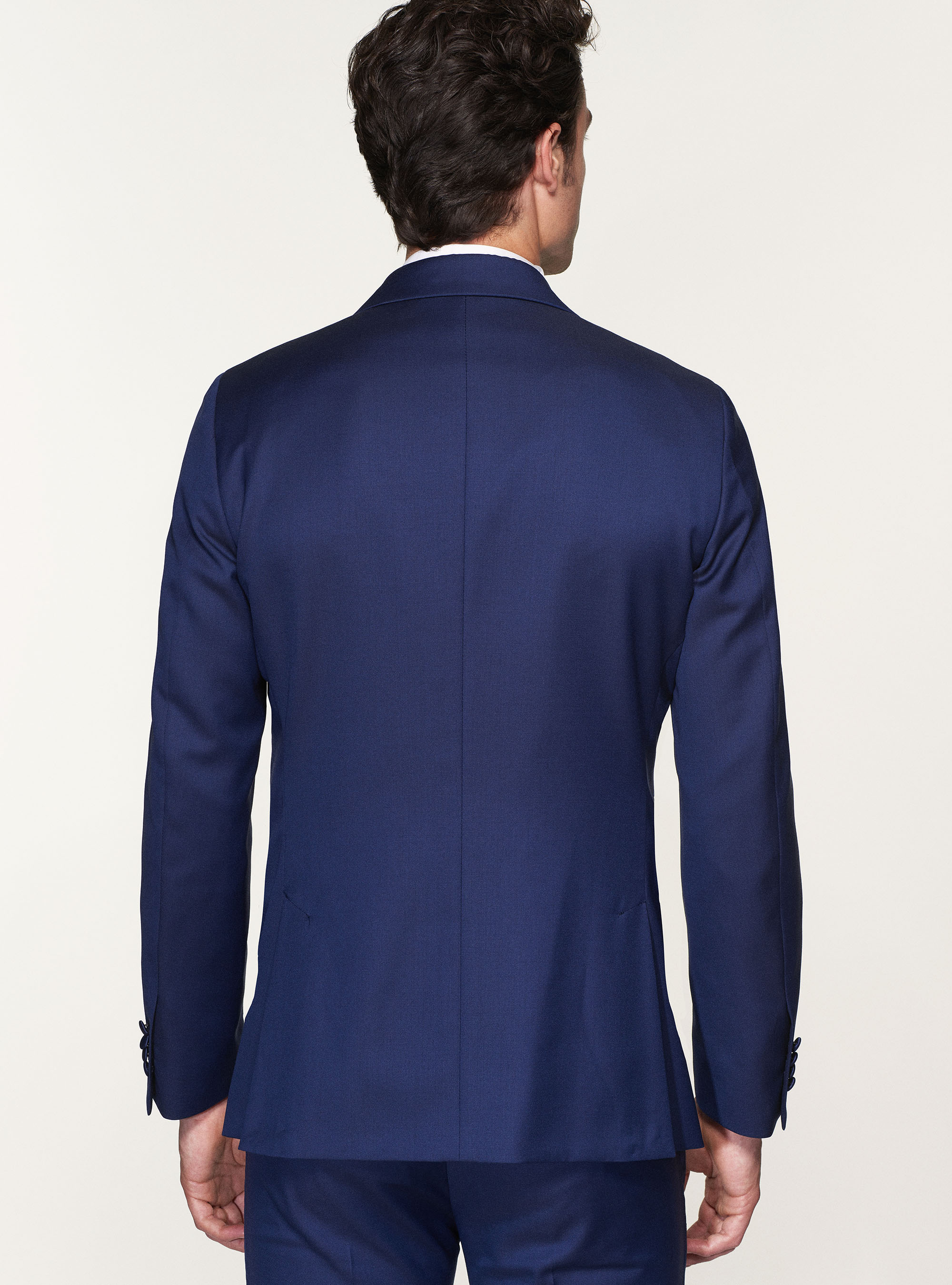 Smokingjacke aus superfeiner Schurwolle 110's Vitale Barberis Canonico, BASALTO 0230C