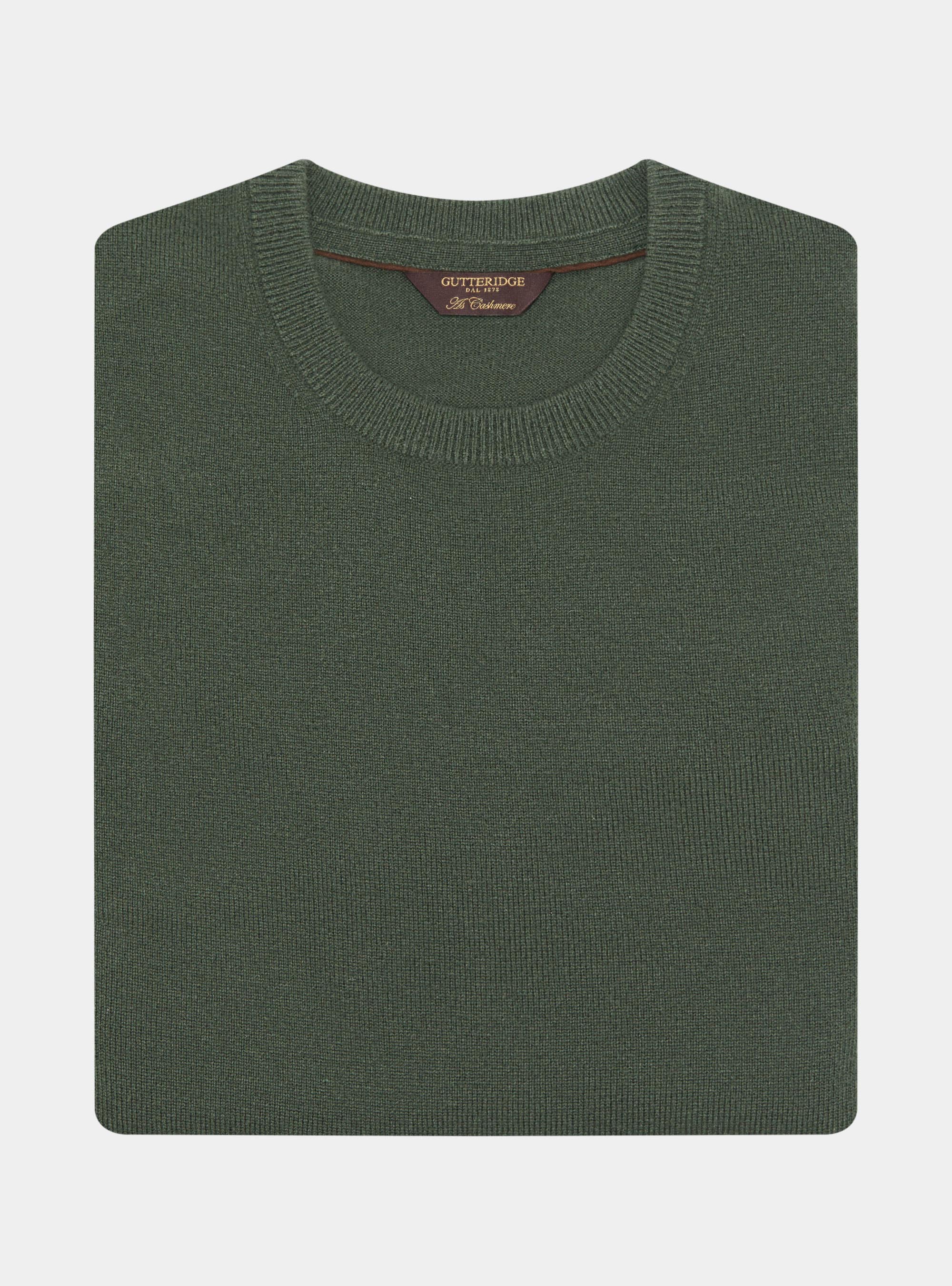 Rundhals-Pullover aus Lambswool und Kaschmir, MILITARE 0609C