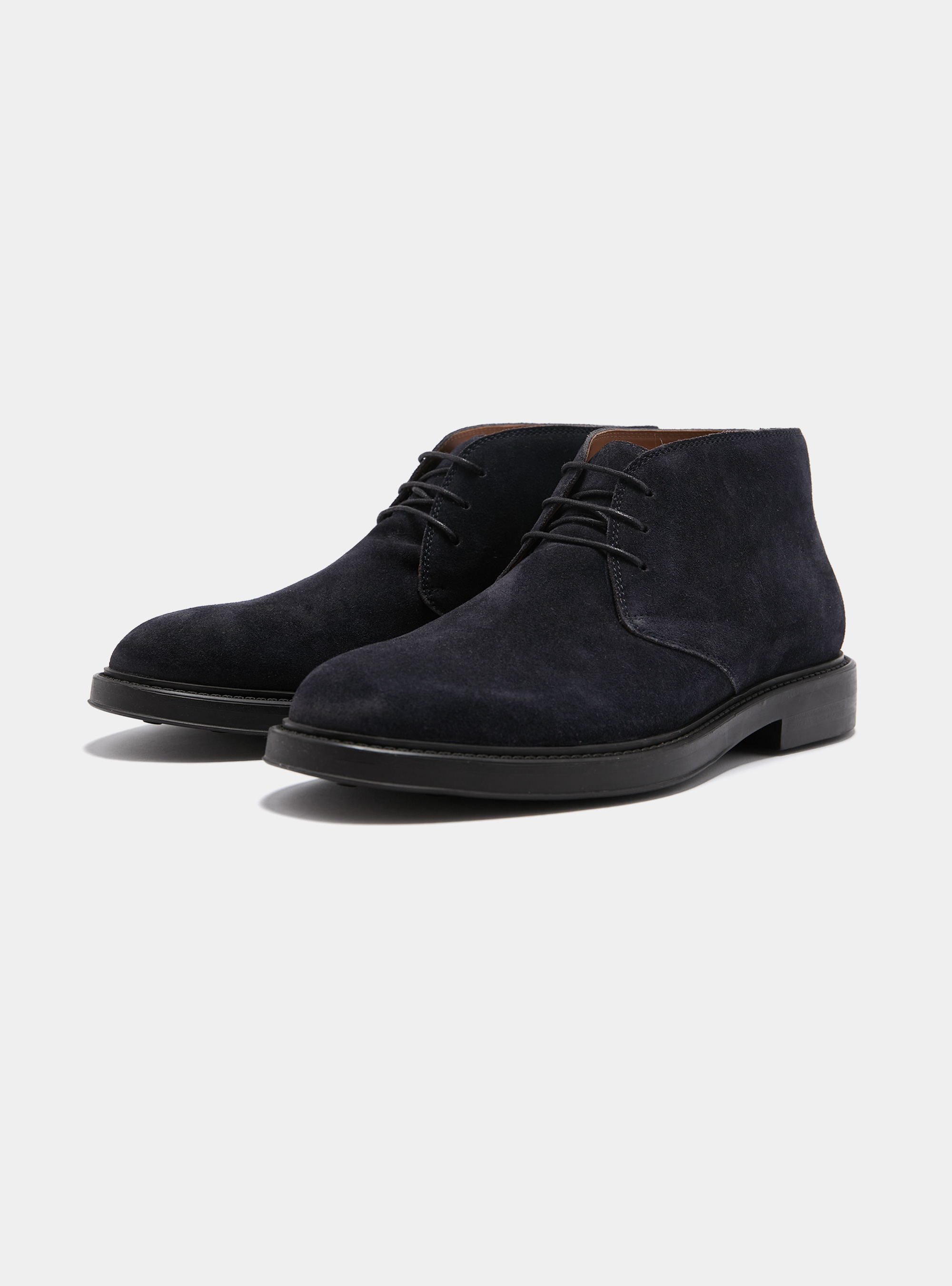 Bottines en daim, BLEU MARINE
