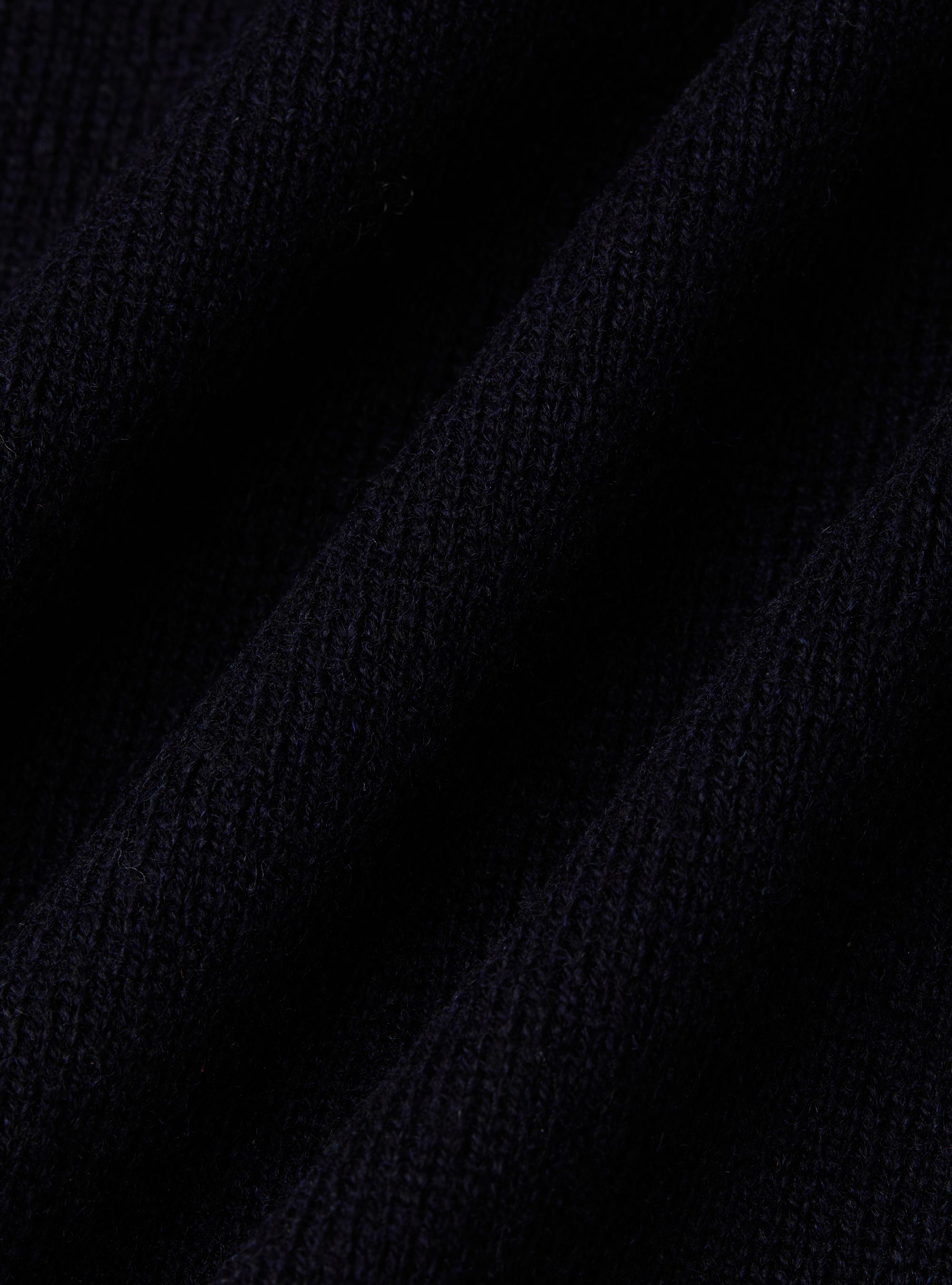 Gilet con bottoni in maglia misto lana, BLU NAVY