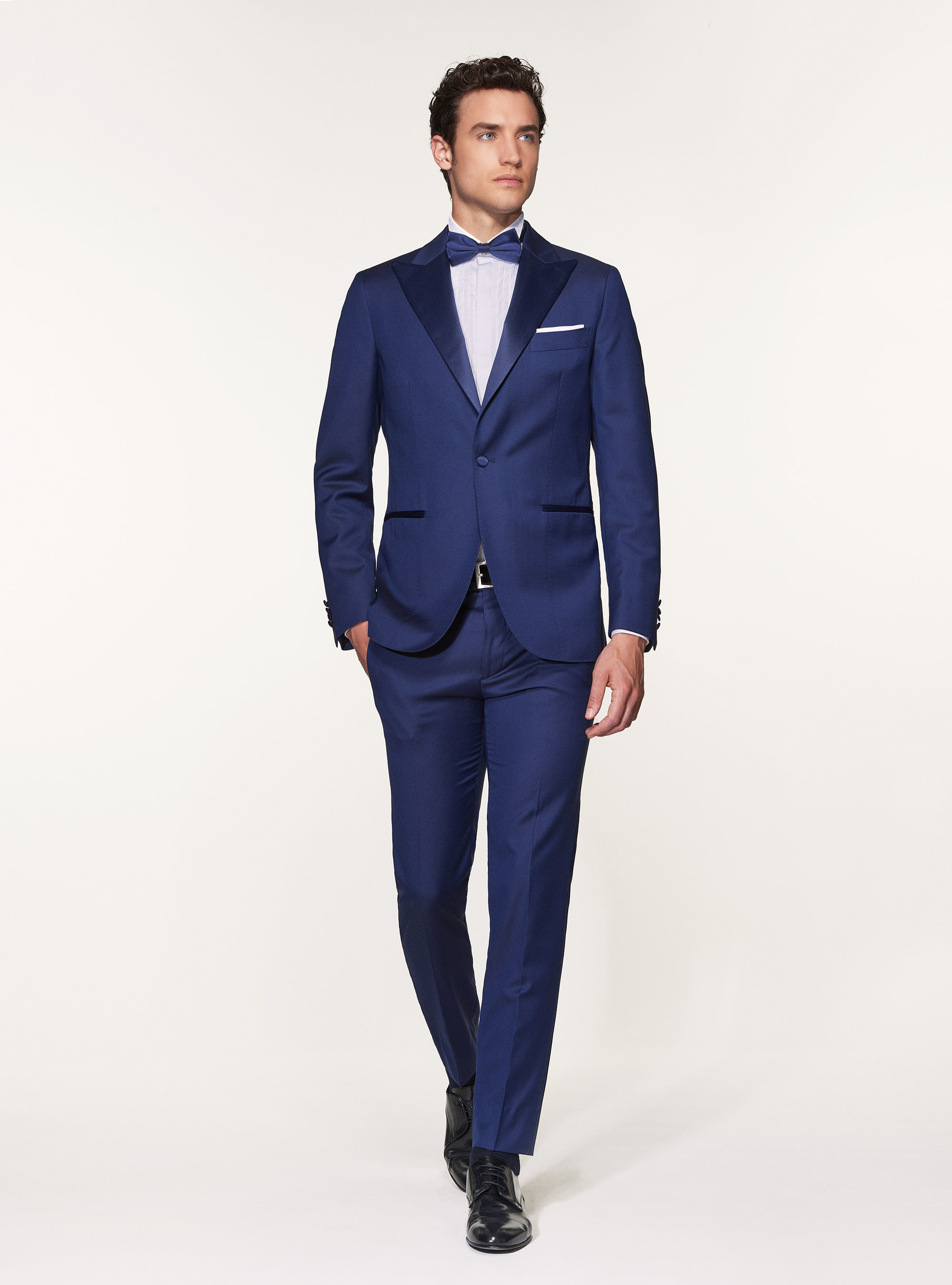 Smokingjacke aus superfeiner Schurwolle 110's Vitale Barberis Canonico, BASALTO 0230C
