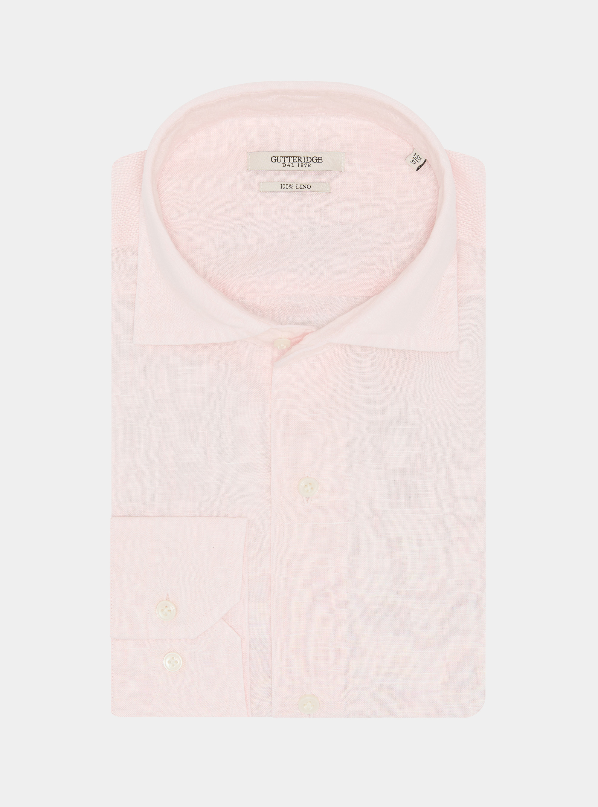 Camisa de lino puro, ROSA