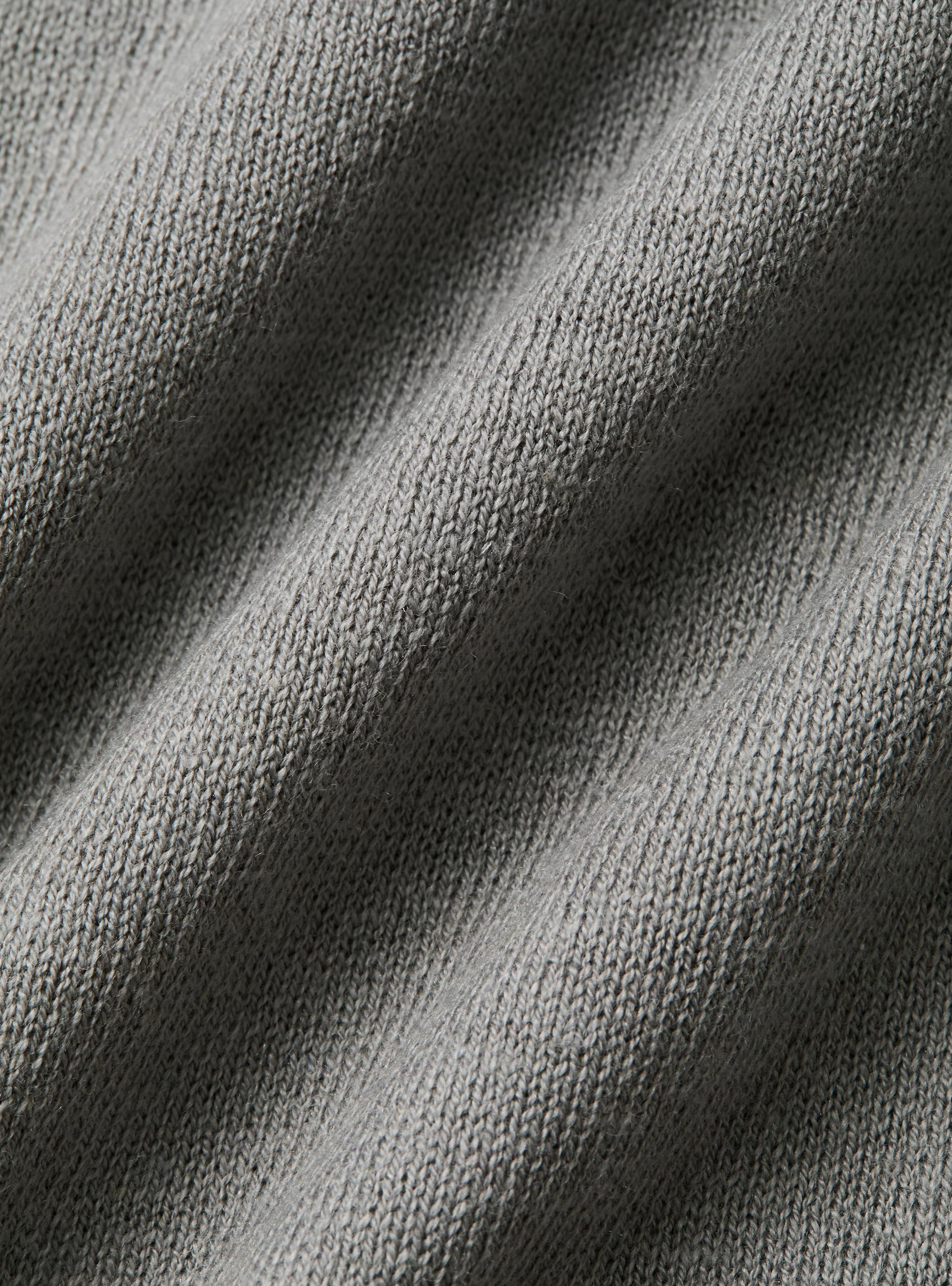 Dolcevita in cotone seta e cashmere, GRIGIO CHIARO