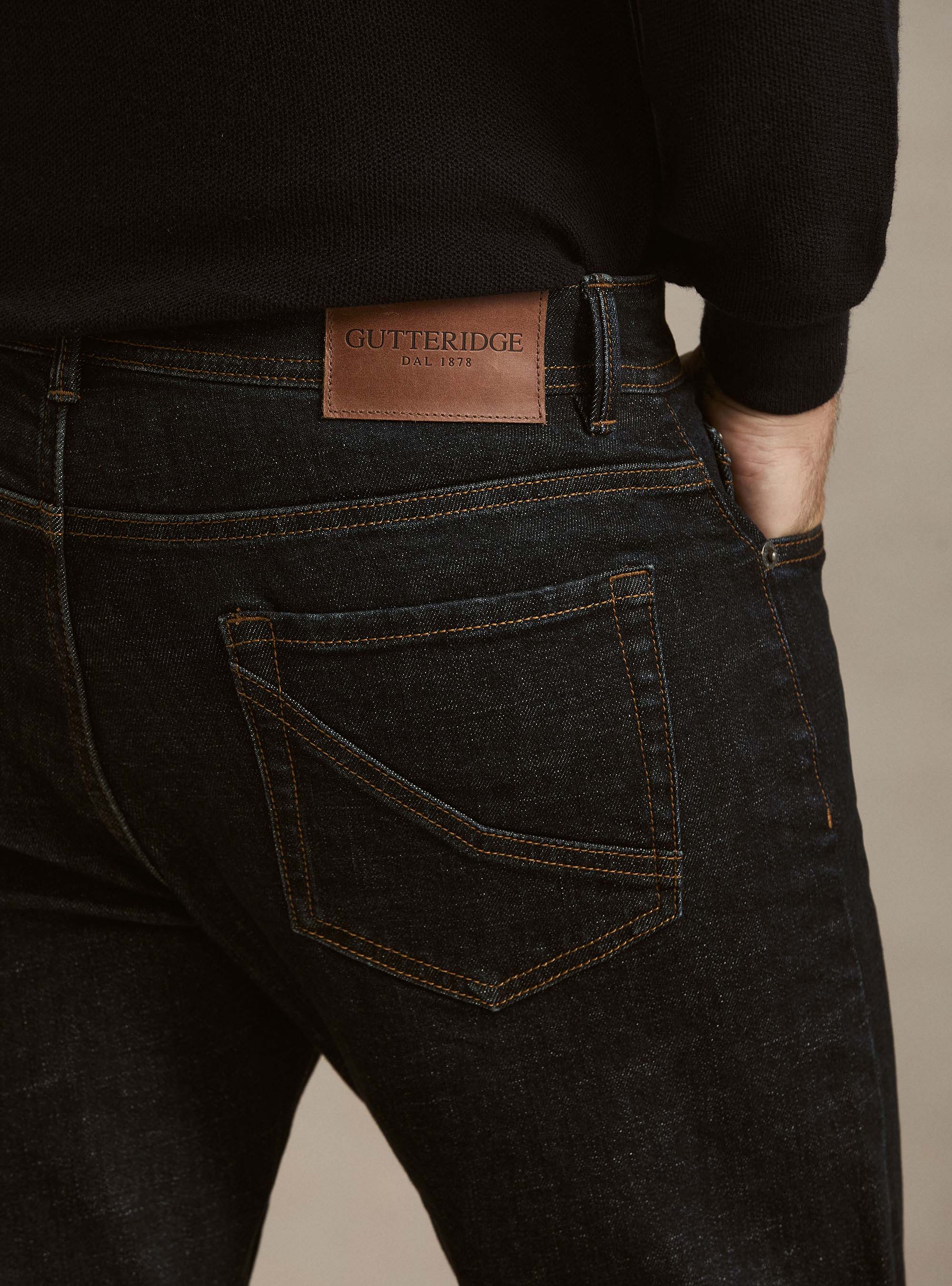 Denim rin&ccedil;age, BLEU MARINE