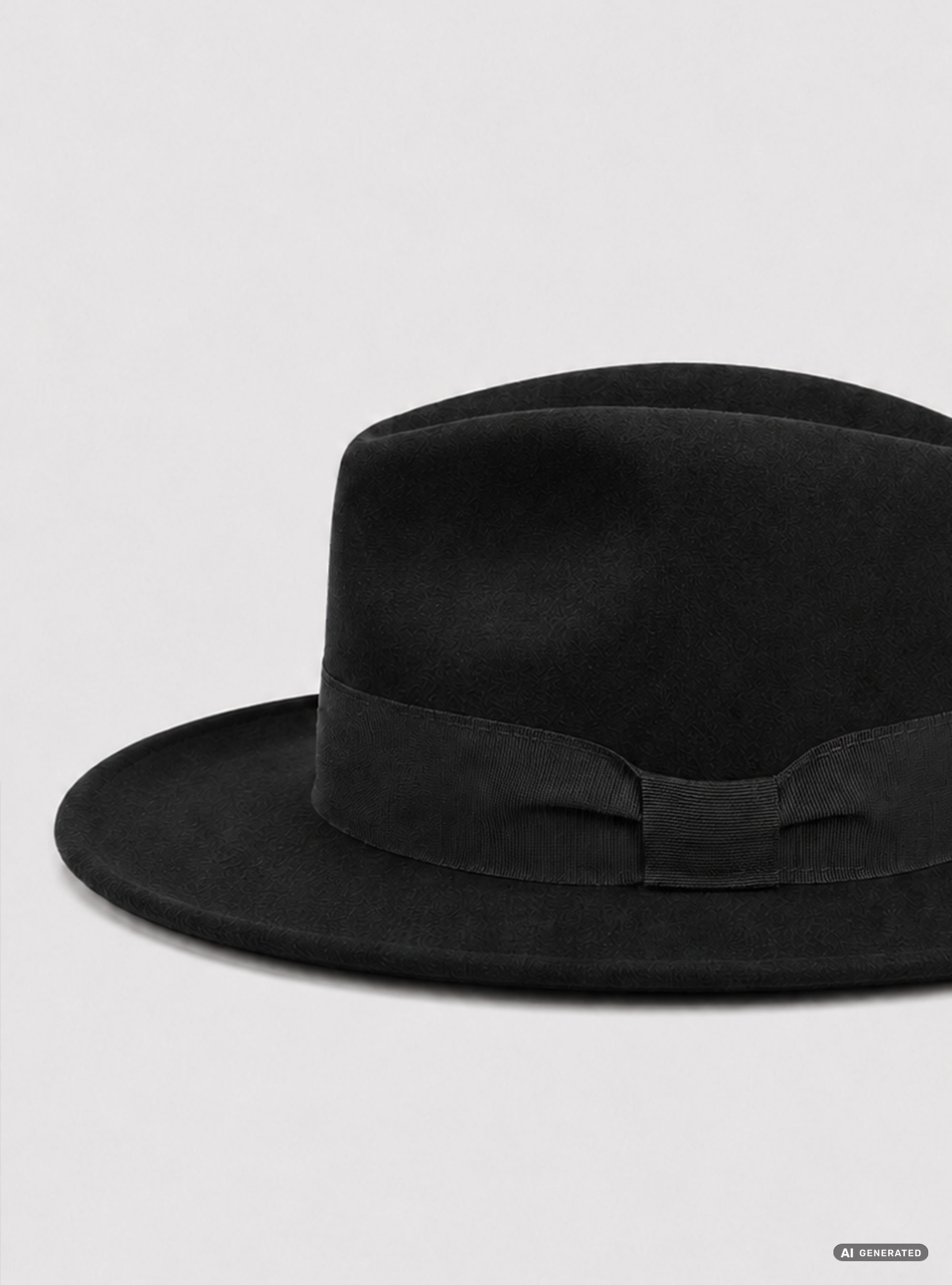 Water-resistant merino wool hat, BLACK