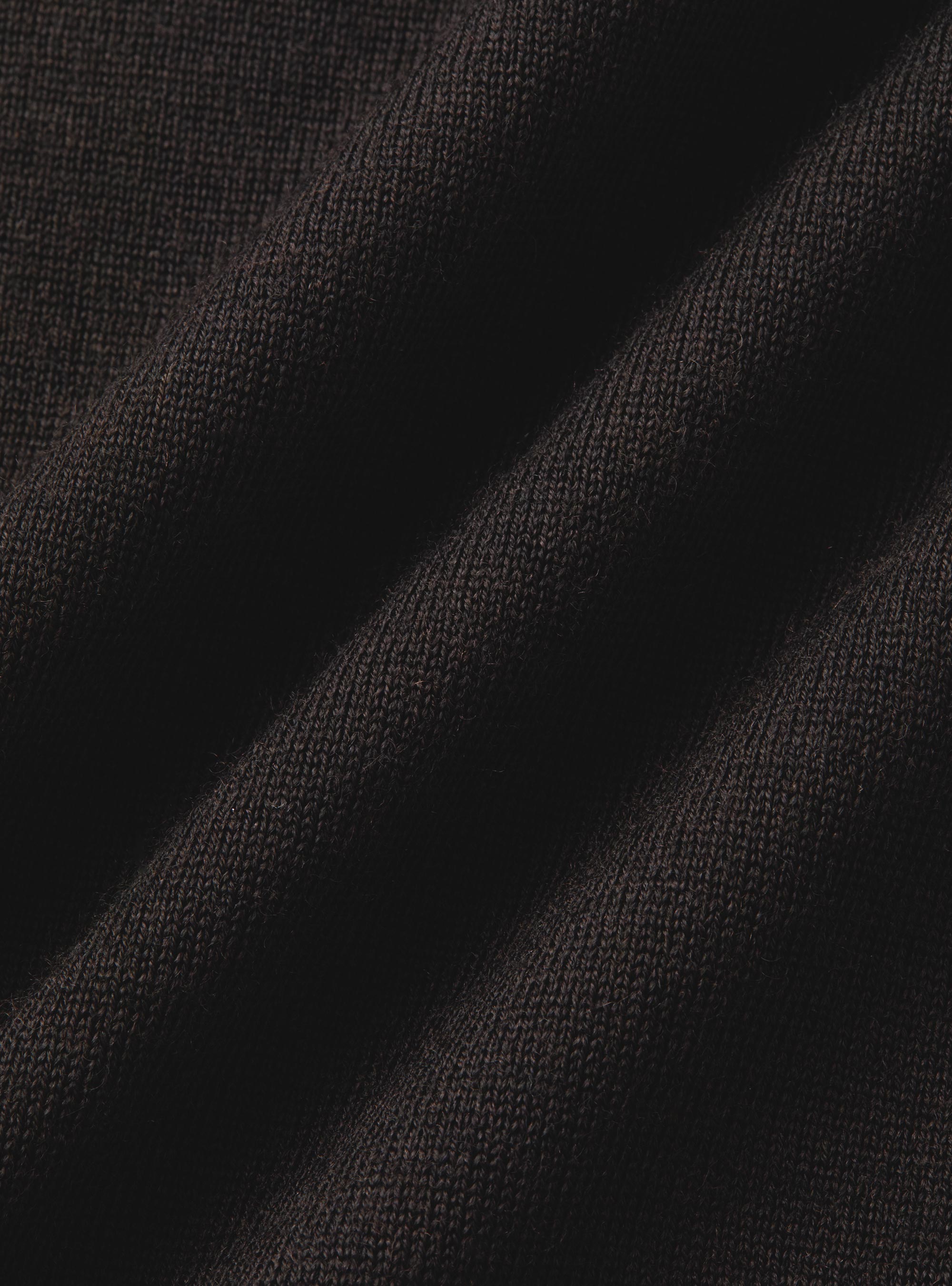 Pure extrafine merino wool turtleneck, BROWN