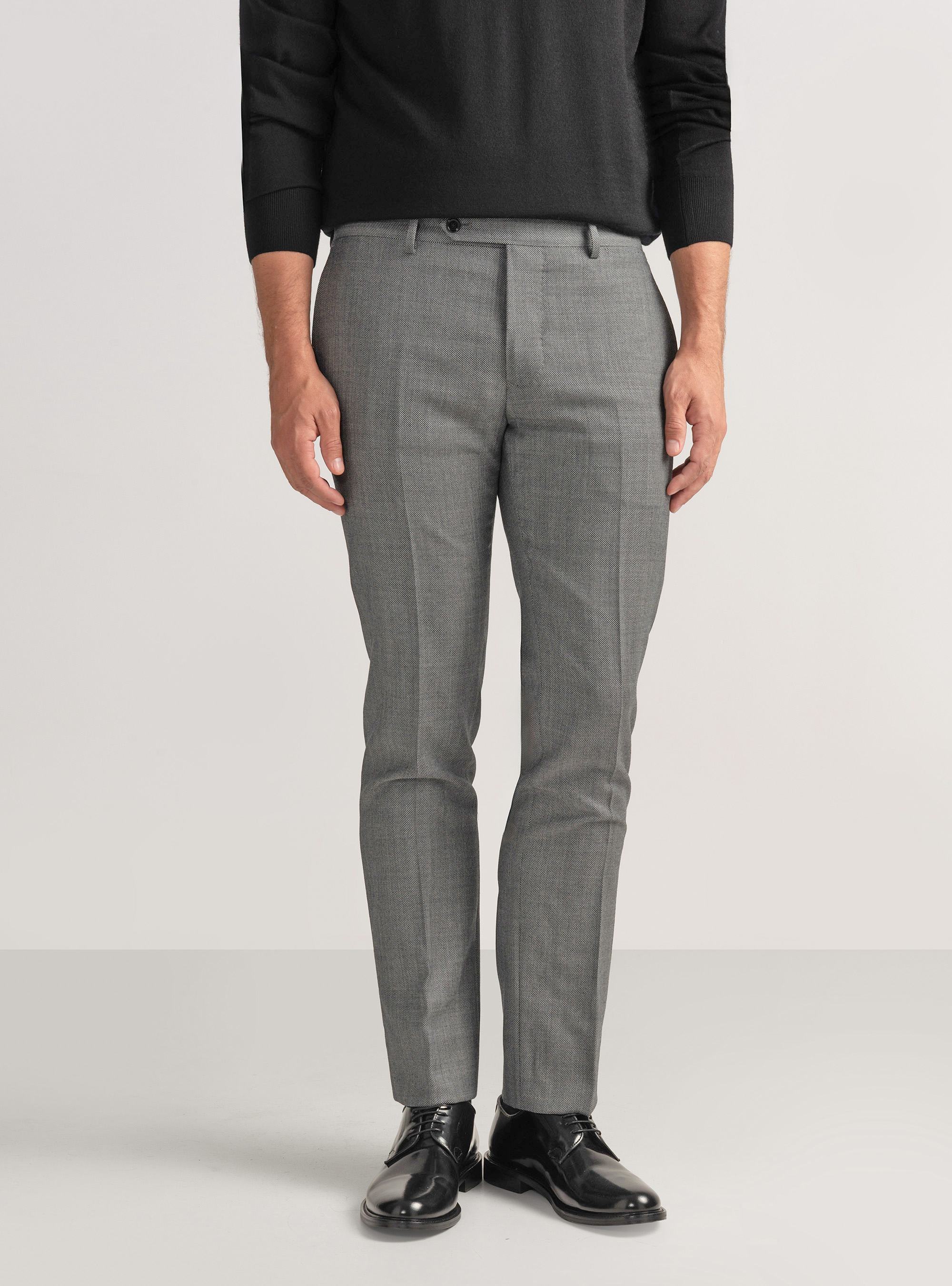Partridge eye wool suit trousers Vitale Barberis Canonico, GREY
