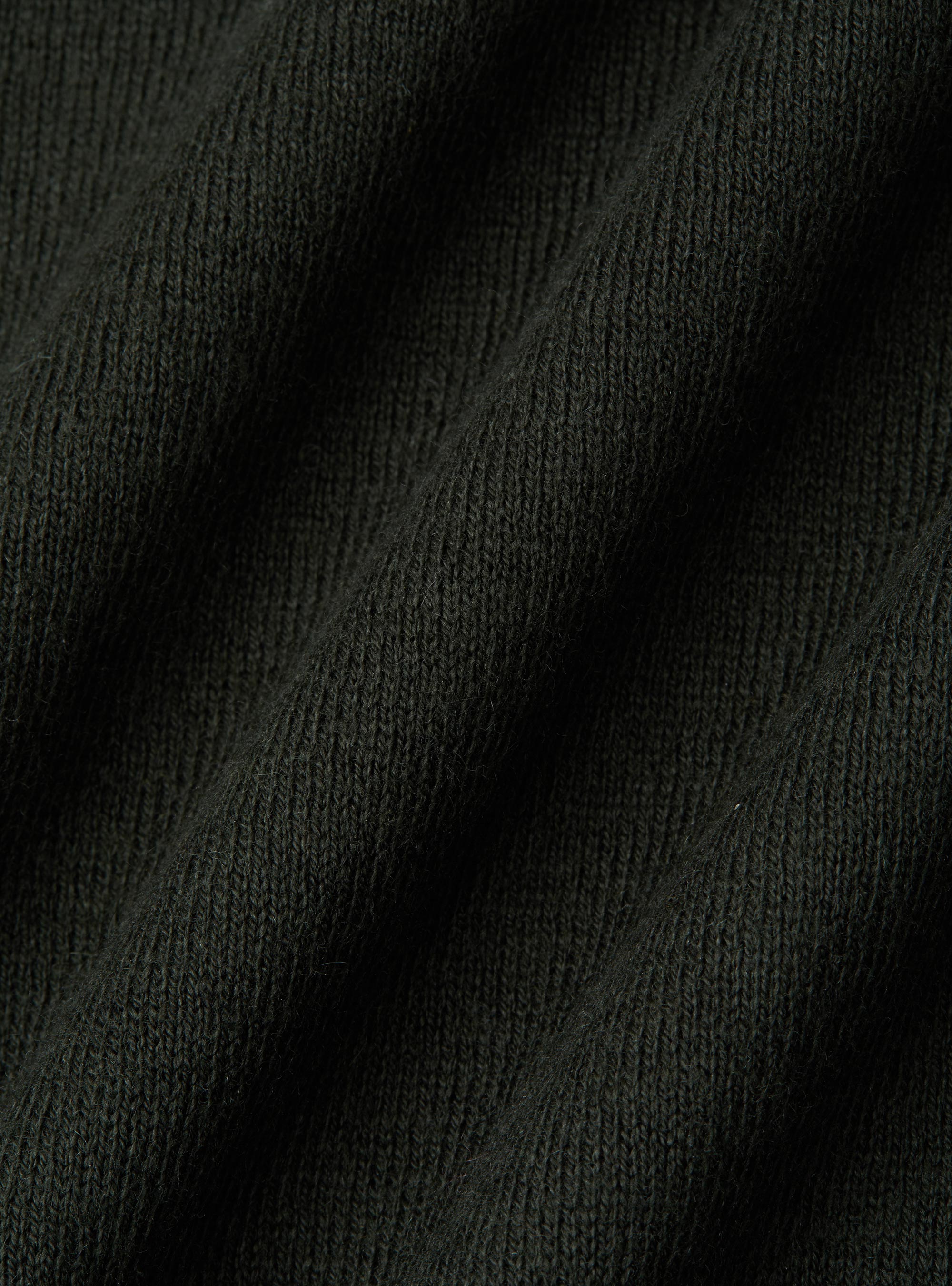 Polo in maglia di cotone e cashmere, MILITARE 0609C