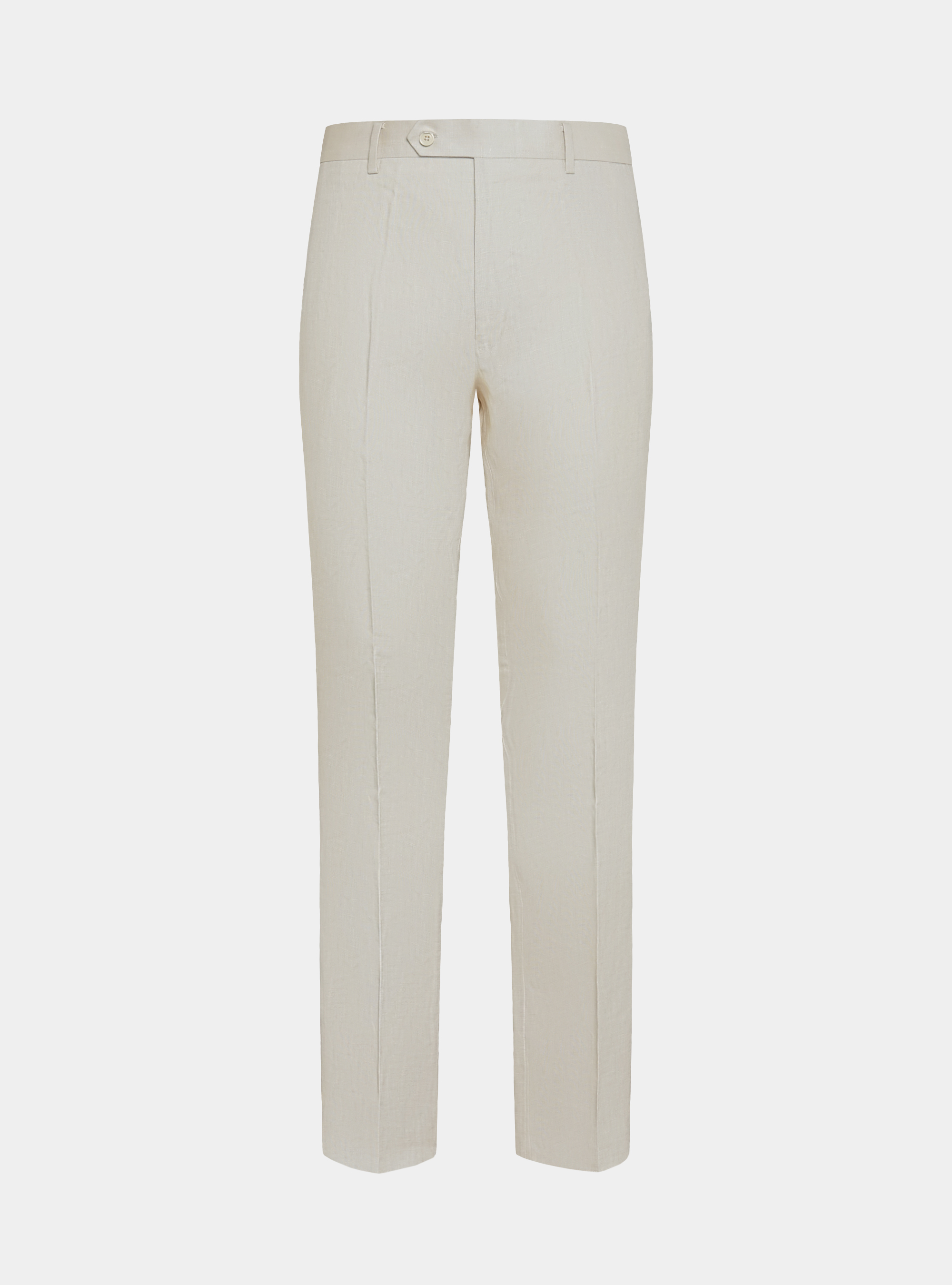 Pure linen suit trousers, ECRU