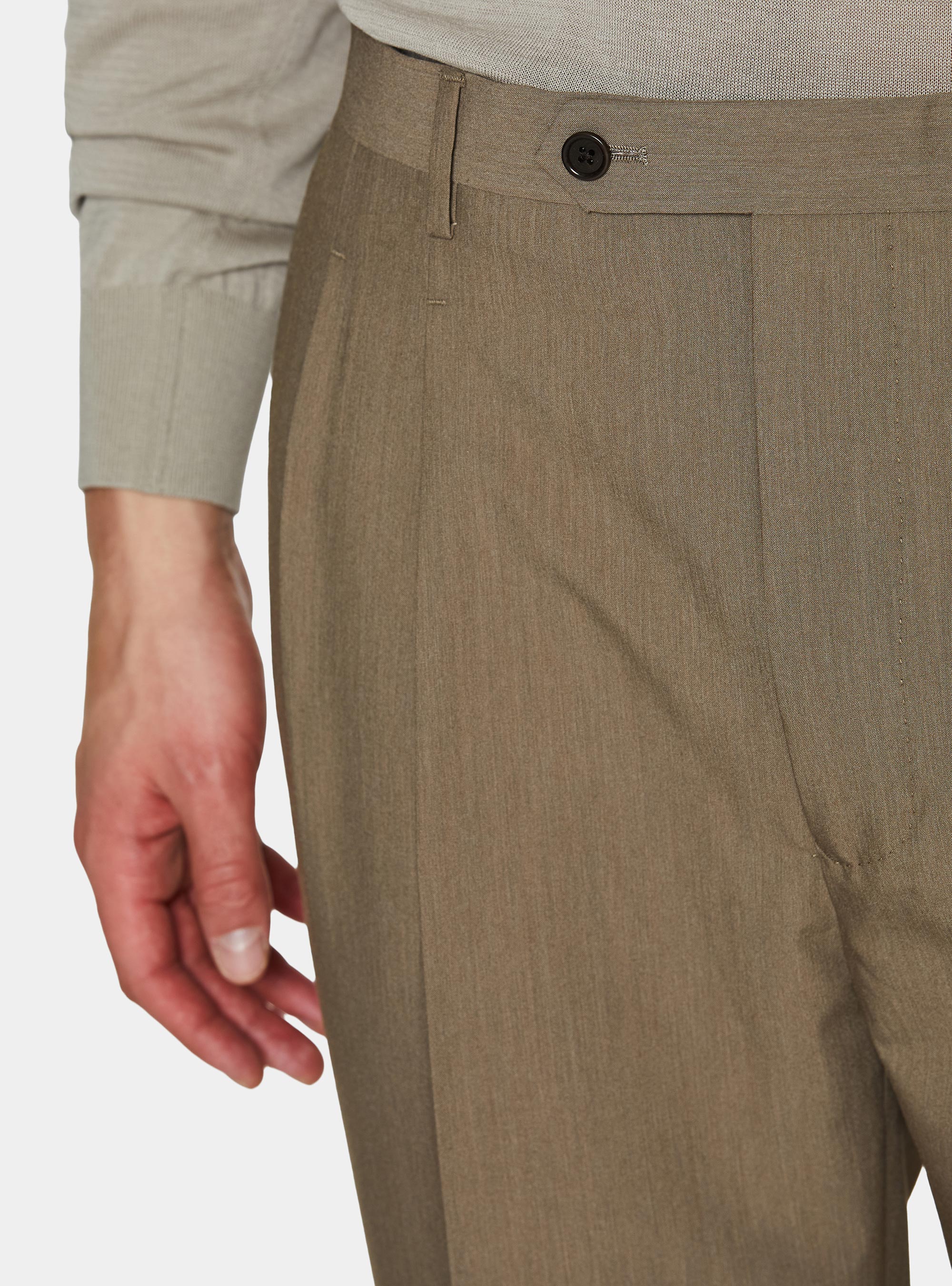 Klassische Hose mit Bundfalten, FANGO 0569C
