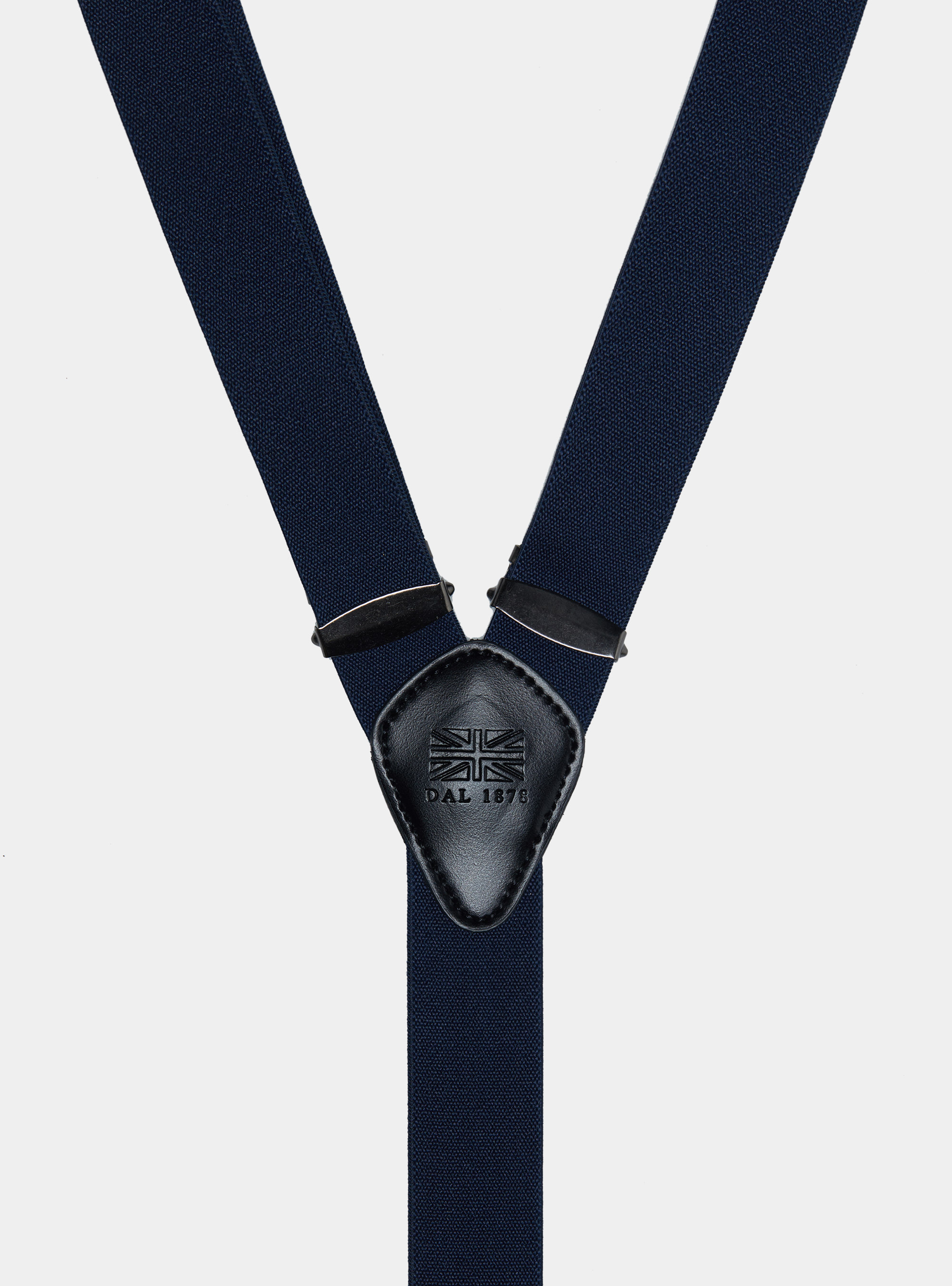 Solid color braces, NAVY BLUE