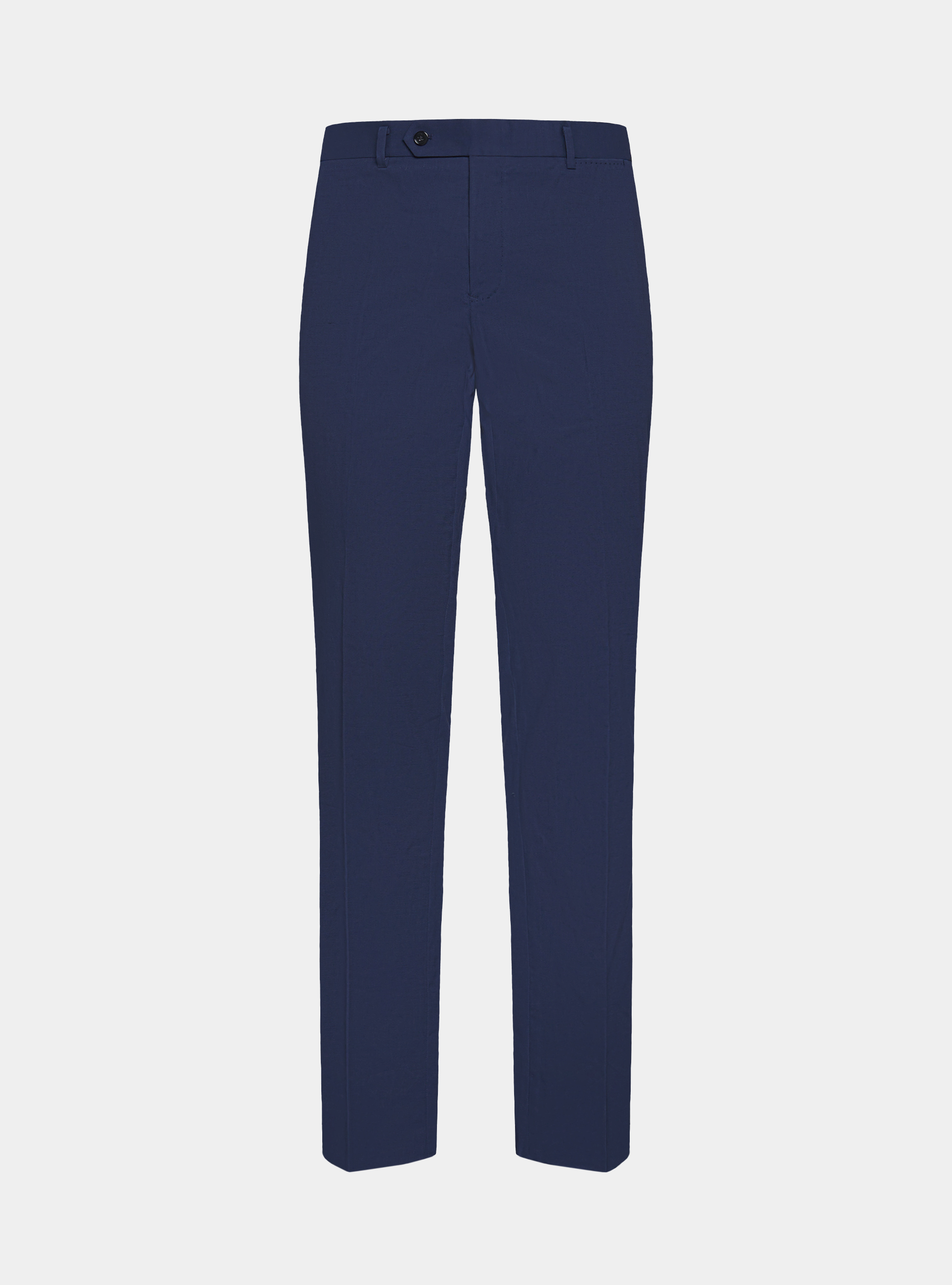Pantal&oacute;n de traje de algod&oacute;n, AZUL MEDIO