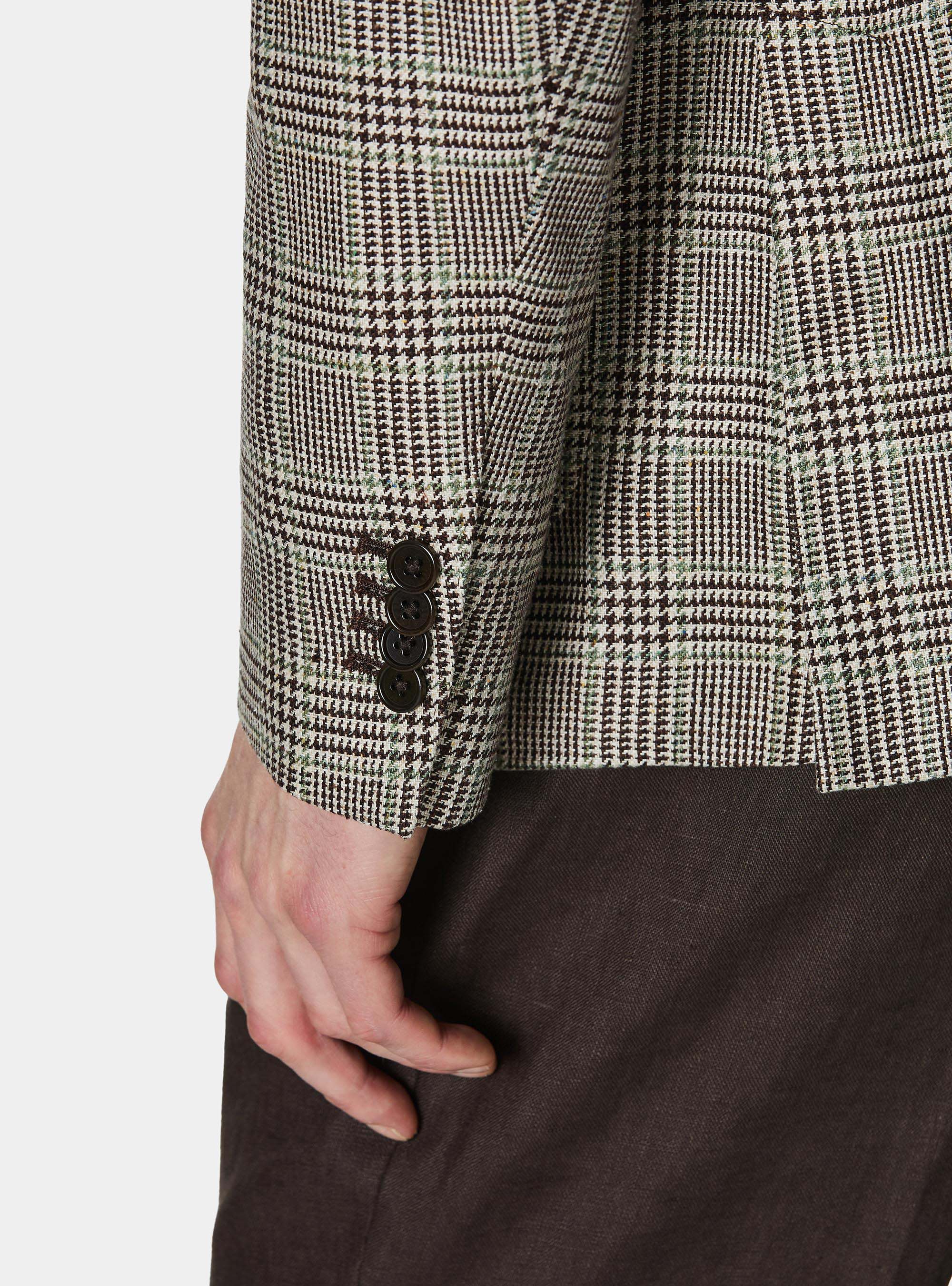 Gemusterte Jacke aus reiner Seide, FANGO 0569C