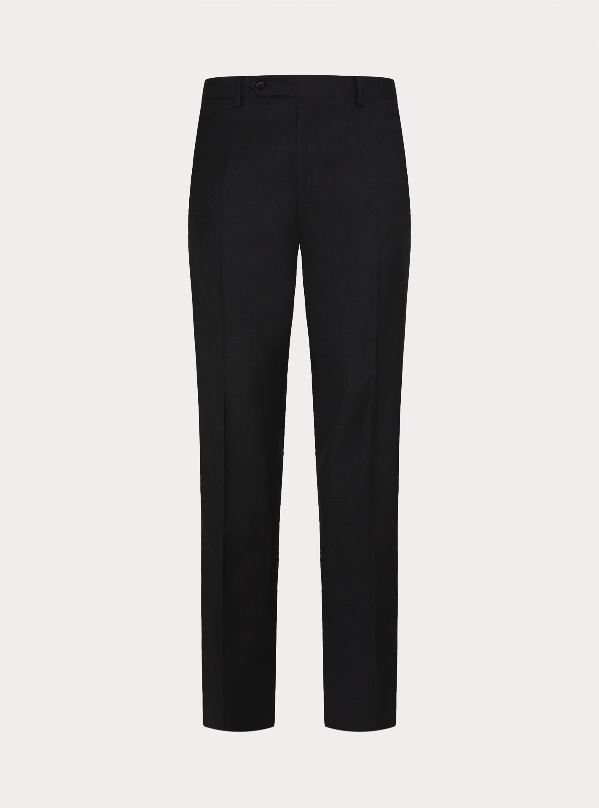 Tuxedo trousers in Super 120s wool, BLACK