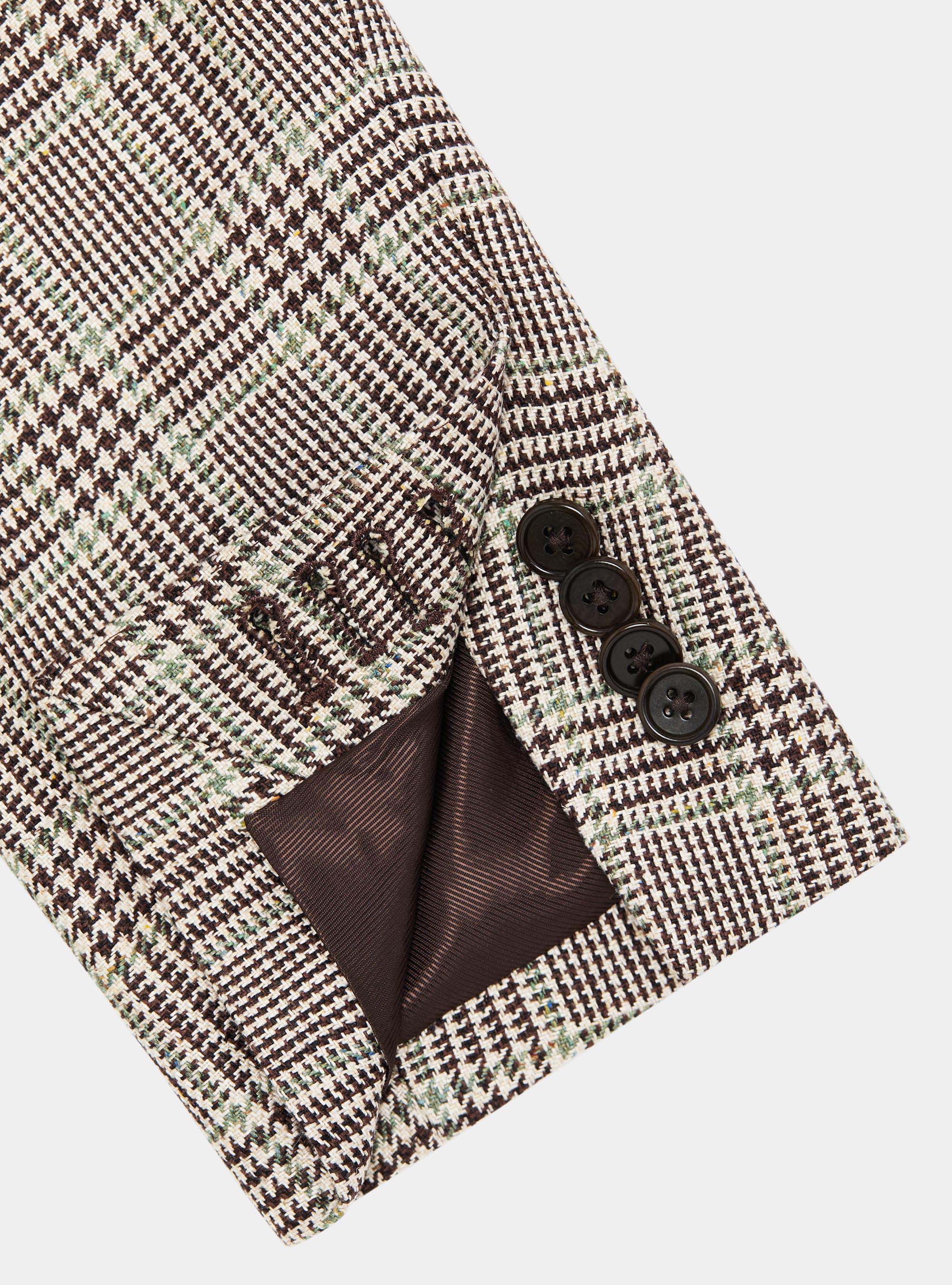 Gemusterte Jacke aus reiner Seide, FANGO 0569C