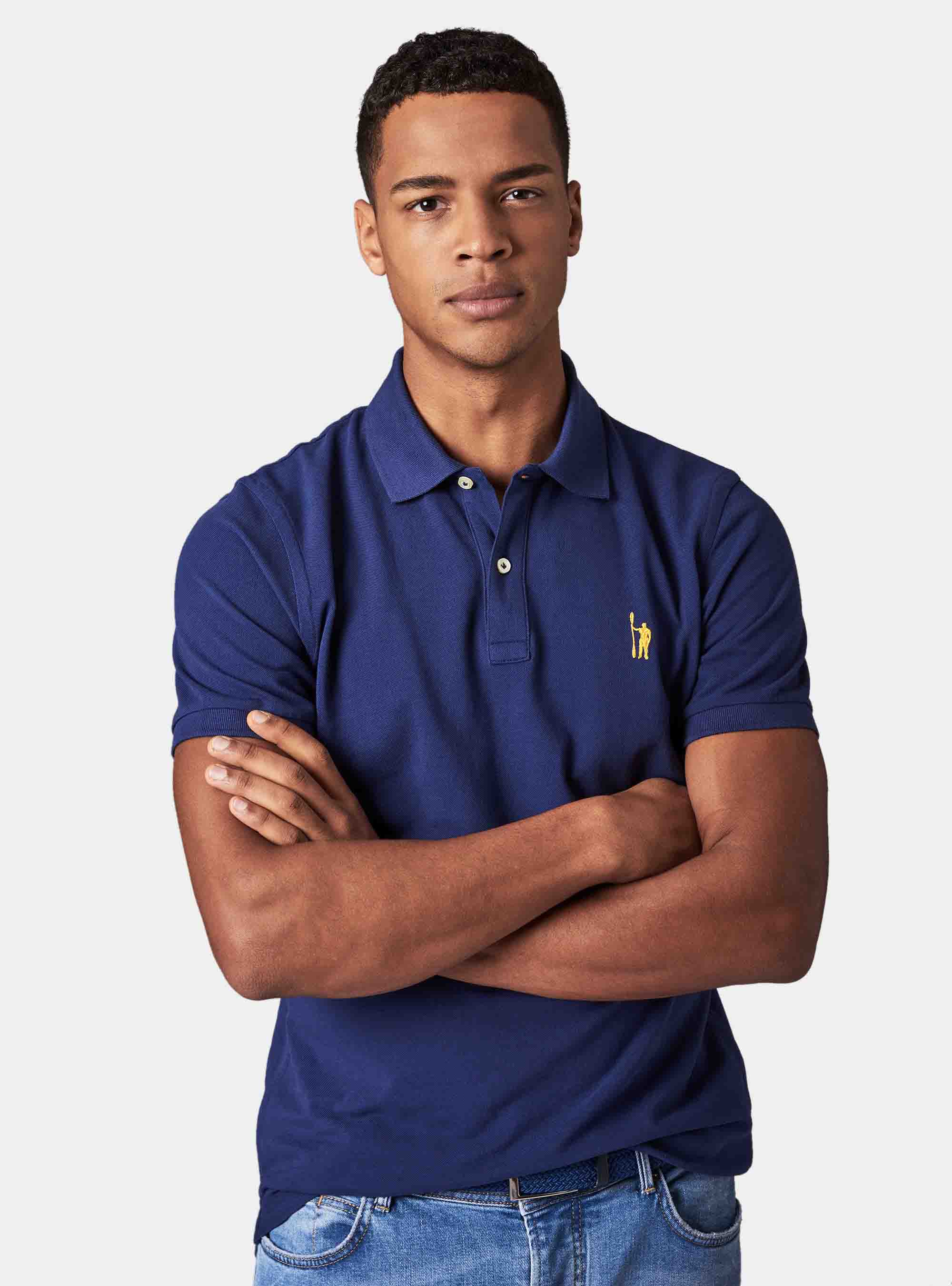 Basic piquet polo, BLUE