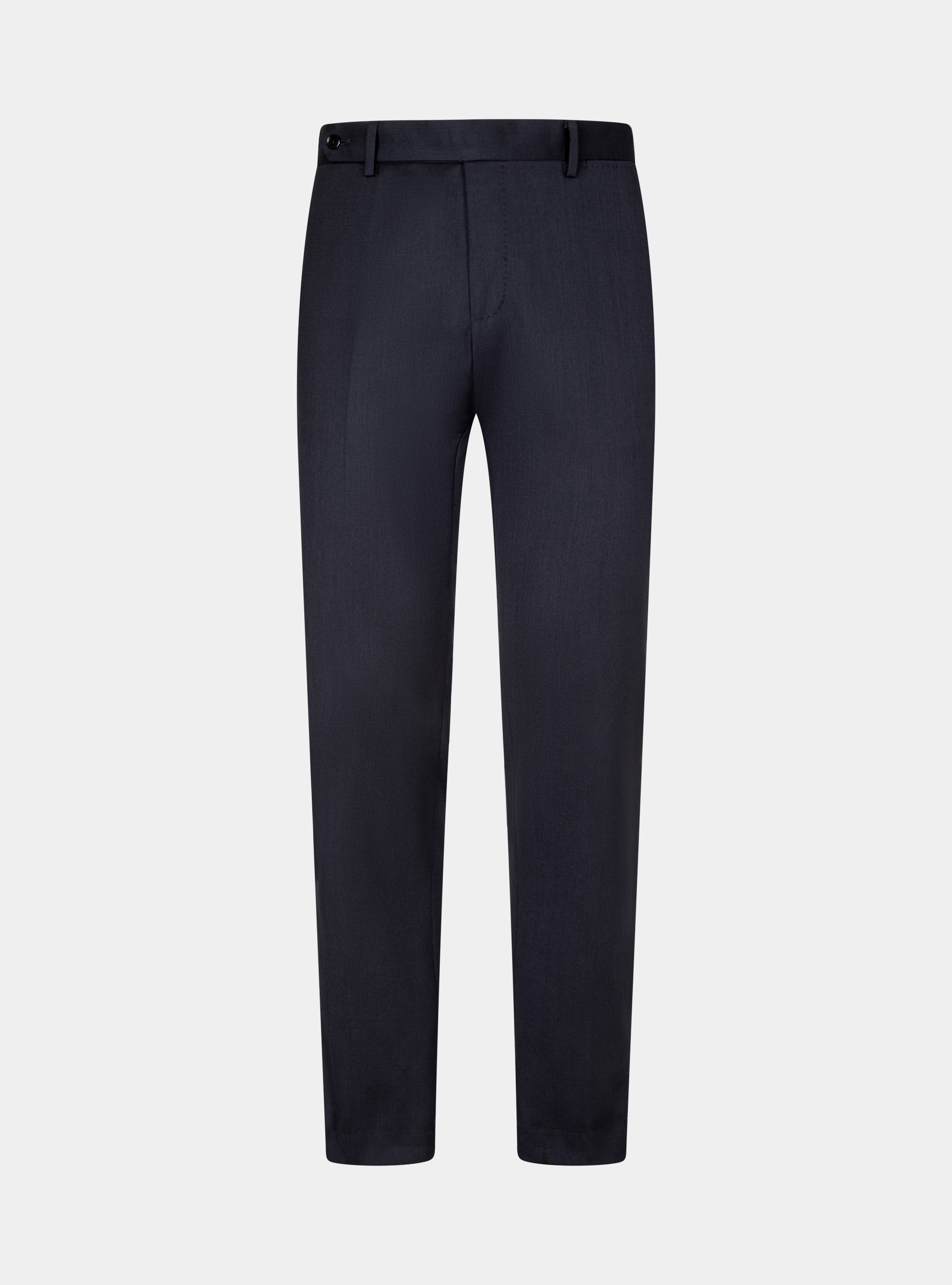 Pantalon de voyage en pure laine extensible, BLEU MARINE