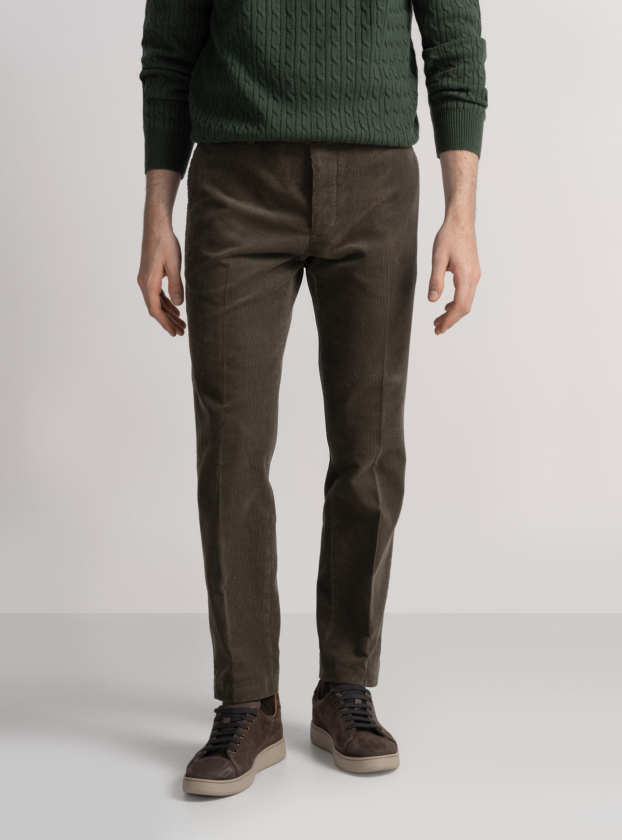 Samt-Hose, VERDE 0649C