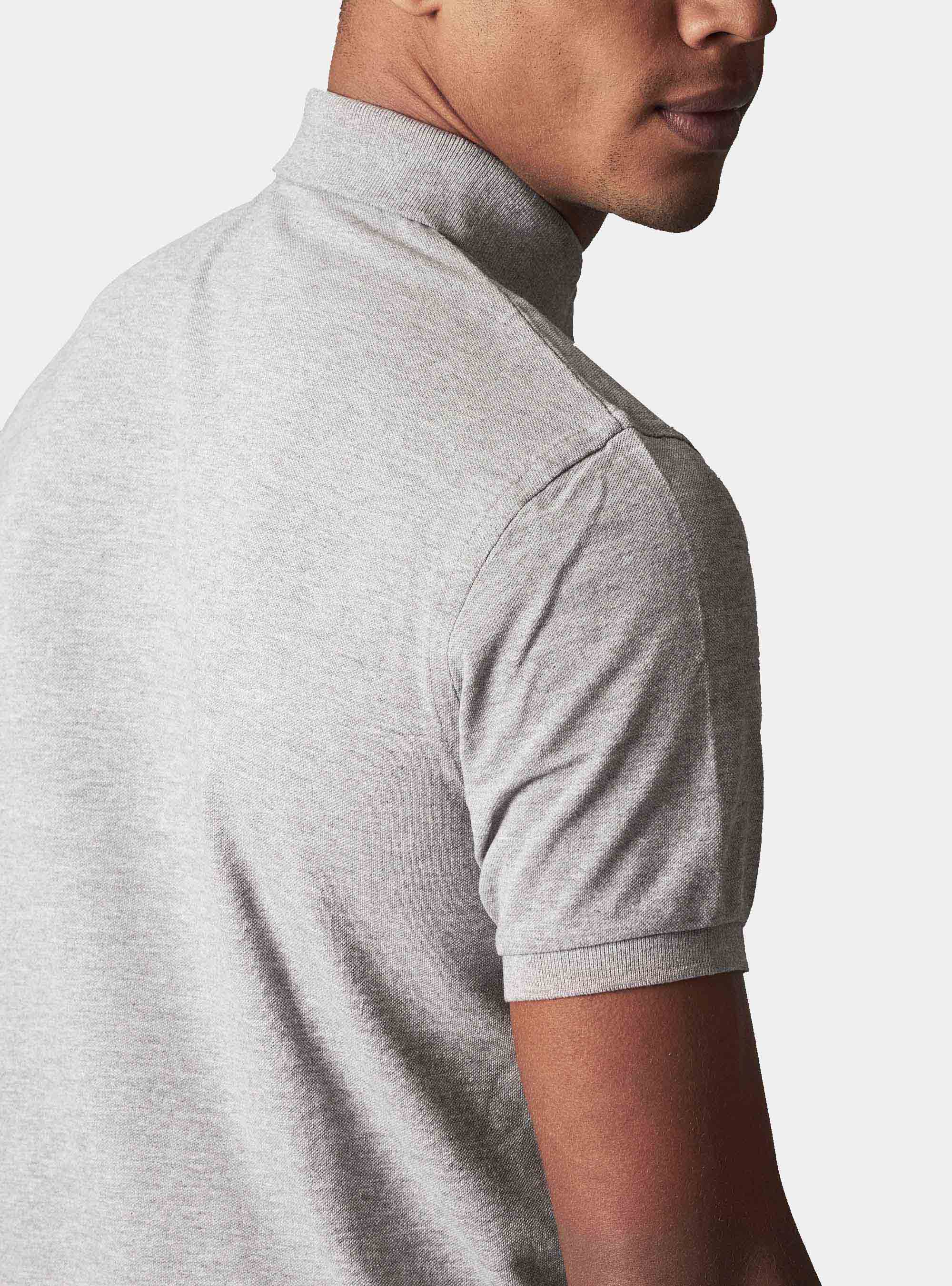 Basic piquet polo, GREY