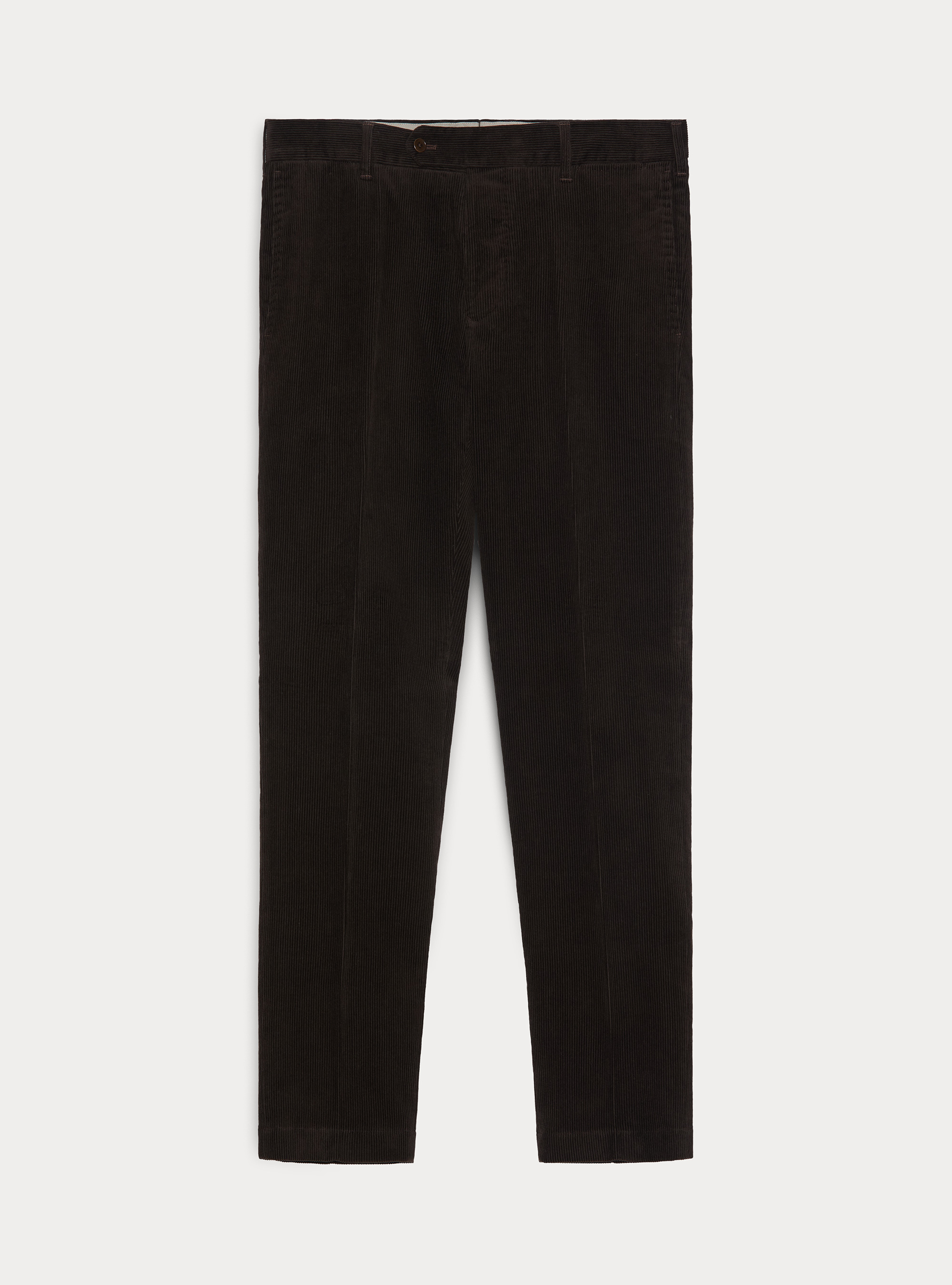 Pantaloni in velluto, MARRONE
