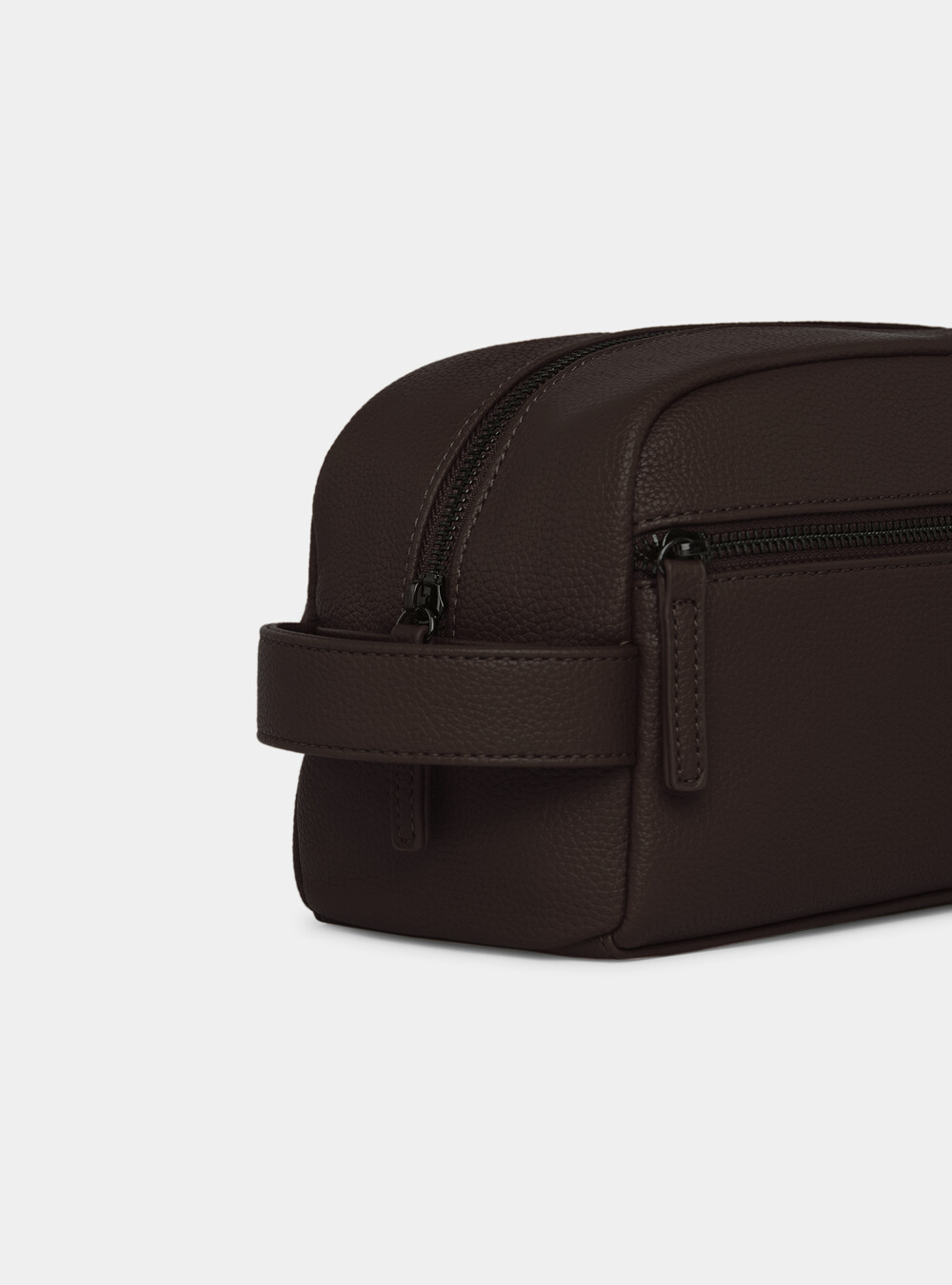 Necessaire con cerniera, MARRONE