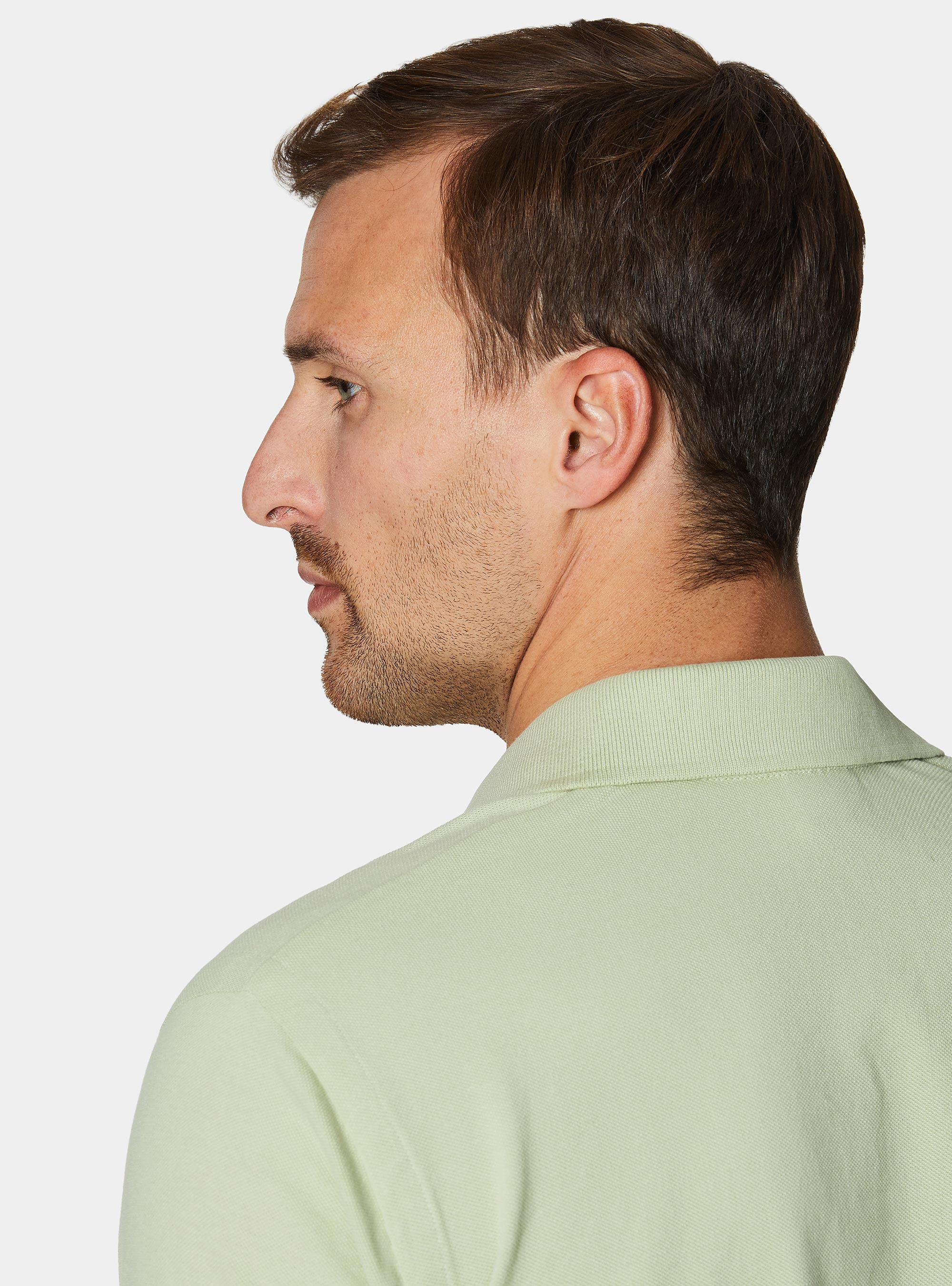 Klassisches Piqu&eacute;-Poloshirt, VERDE CHIARO 0622C