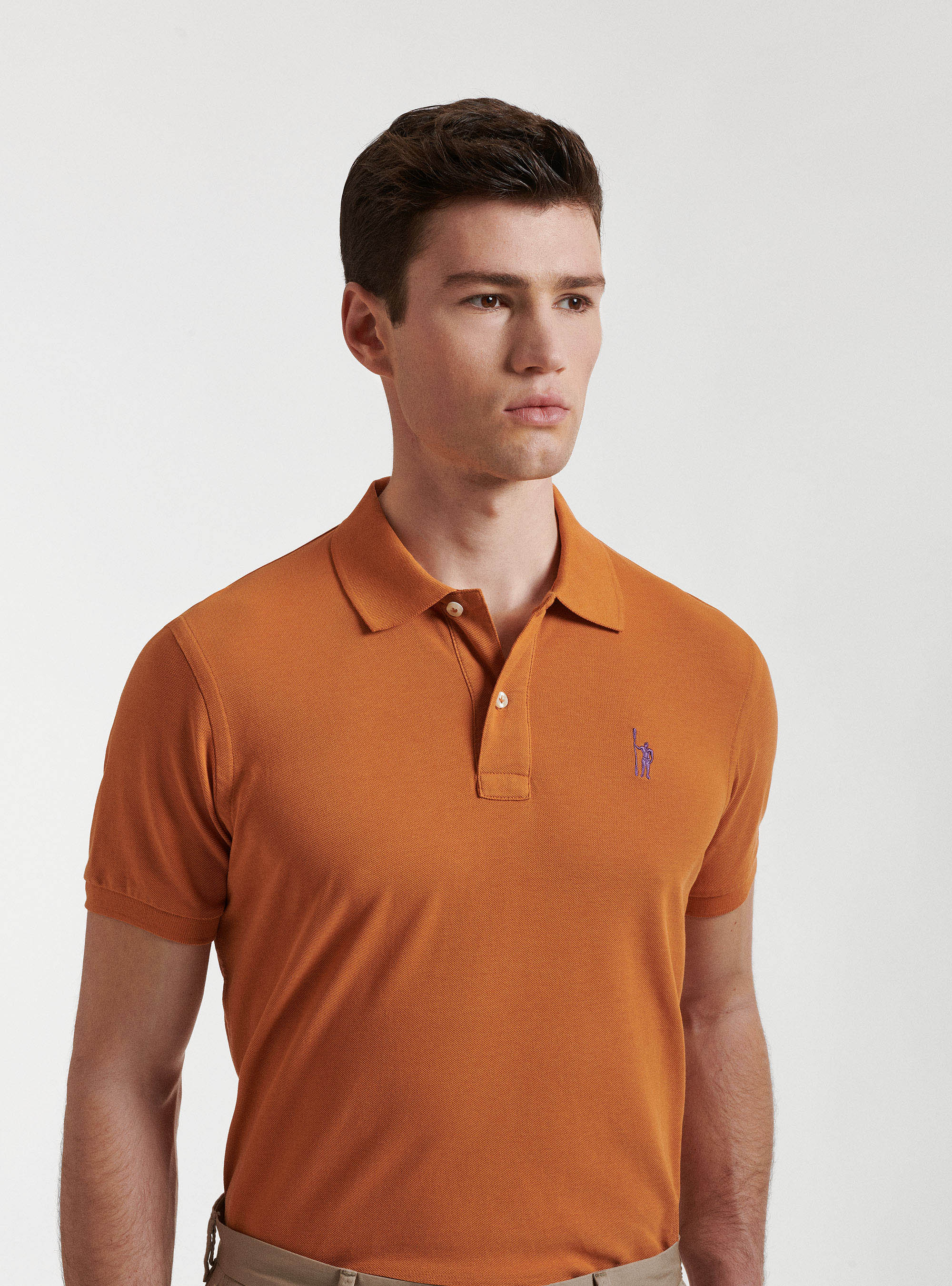 Piqu&eacute;-Poloshirt mit Stickerei, 0713C ZUCCA