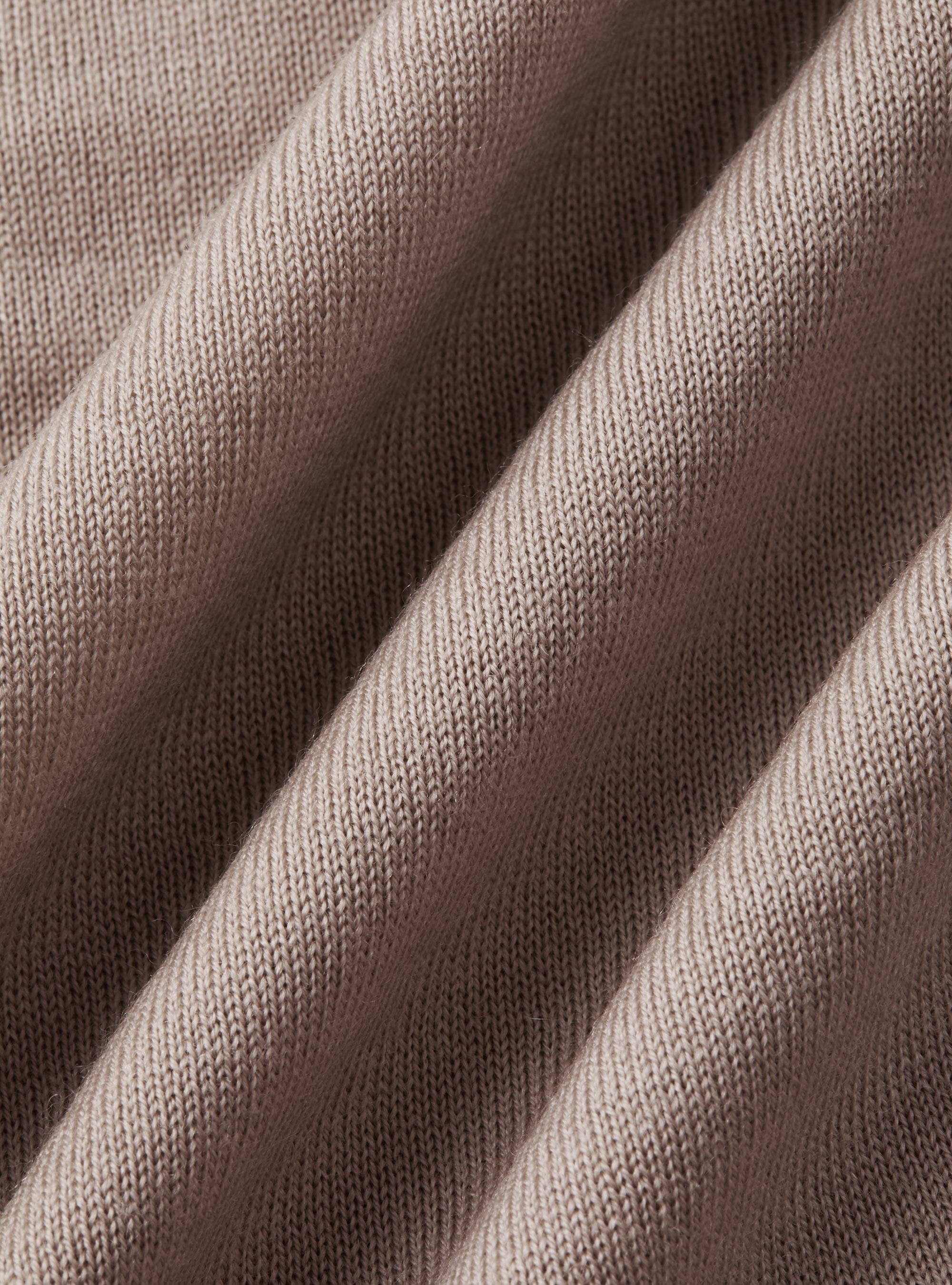 Knitted gilet with buttons in extra-fine merino wool, SAND