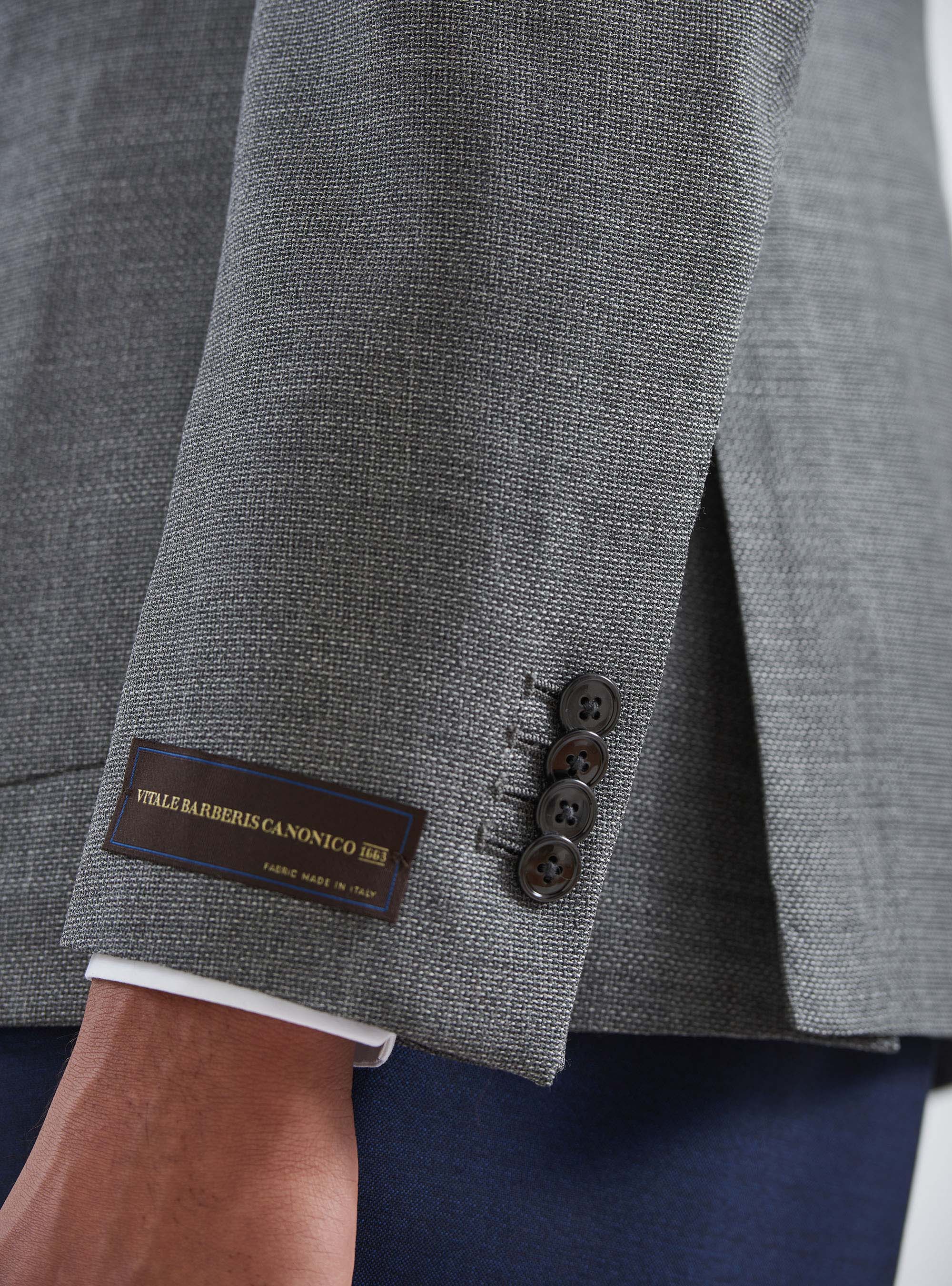 Americana de lana Vitale Barberis Canonico, GRIS MARENGO