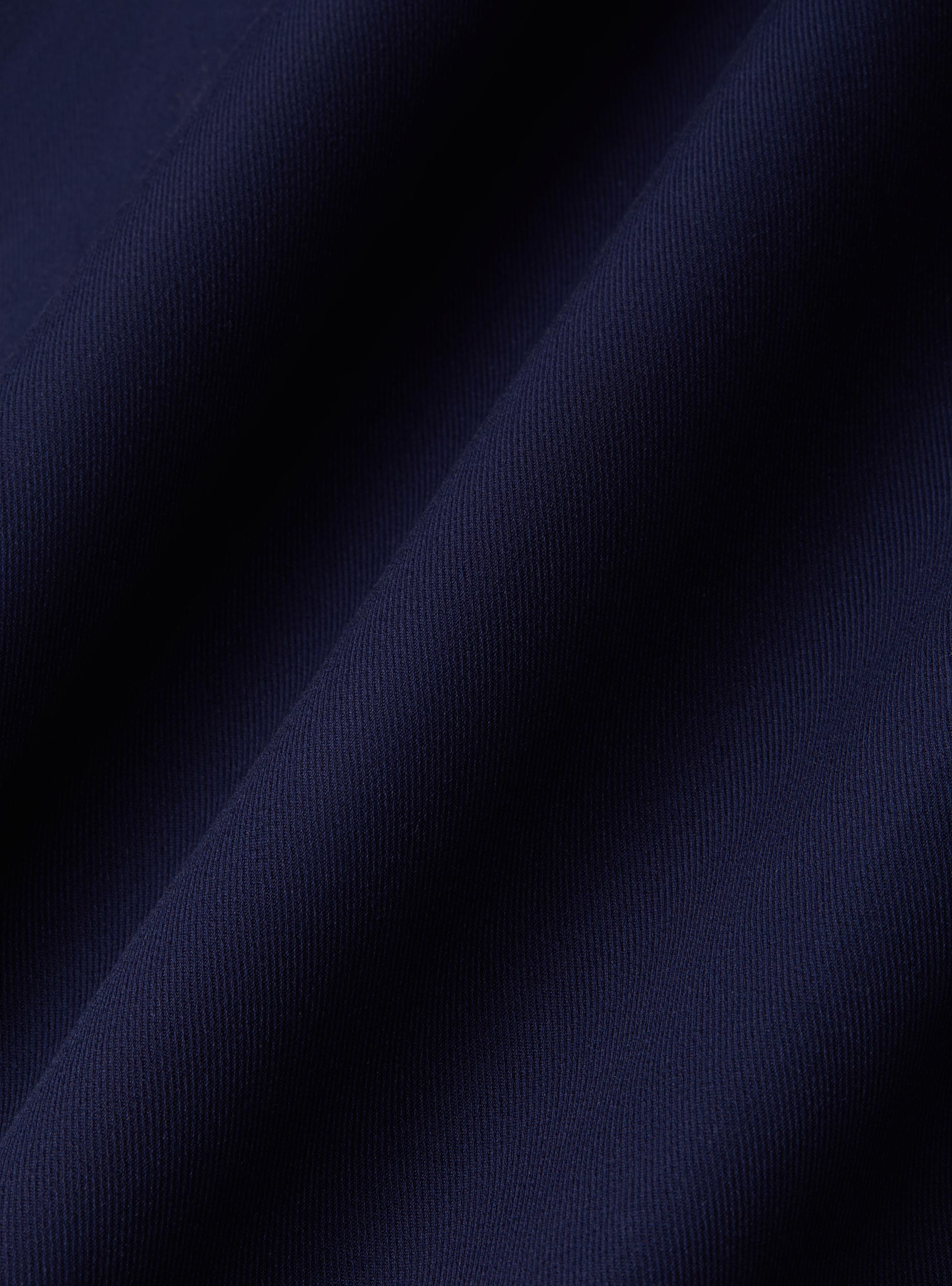 Camicia in cotone twill, BLU NAVY