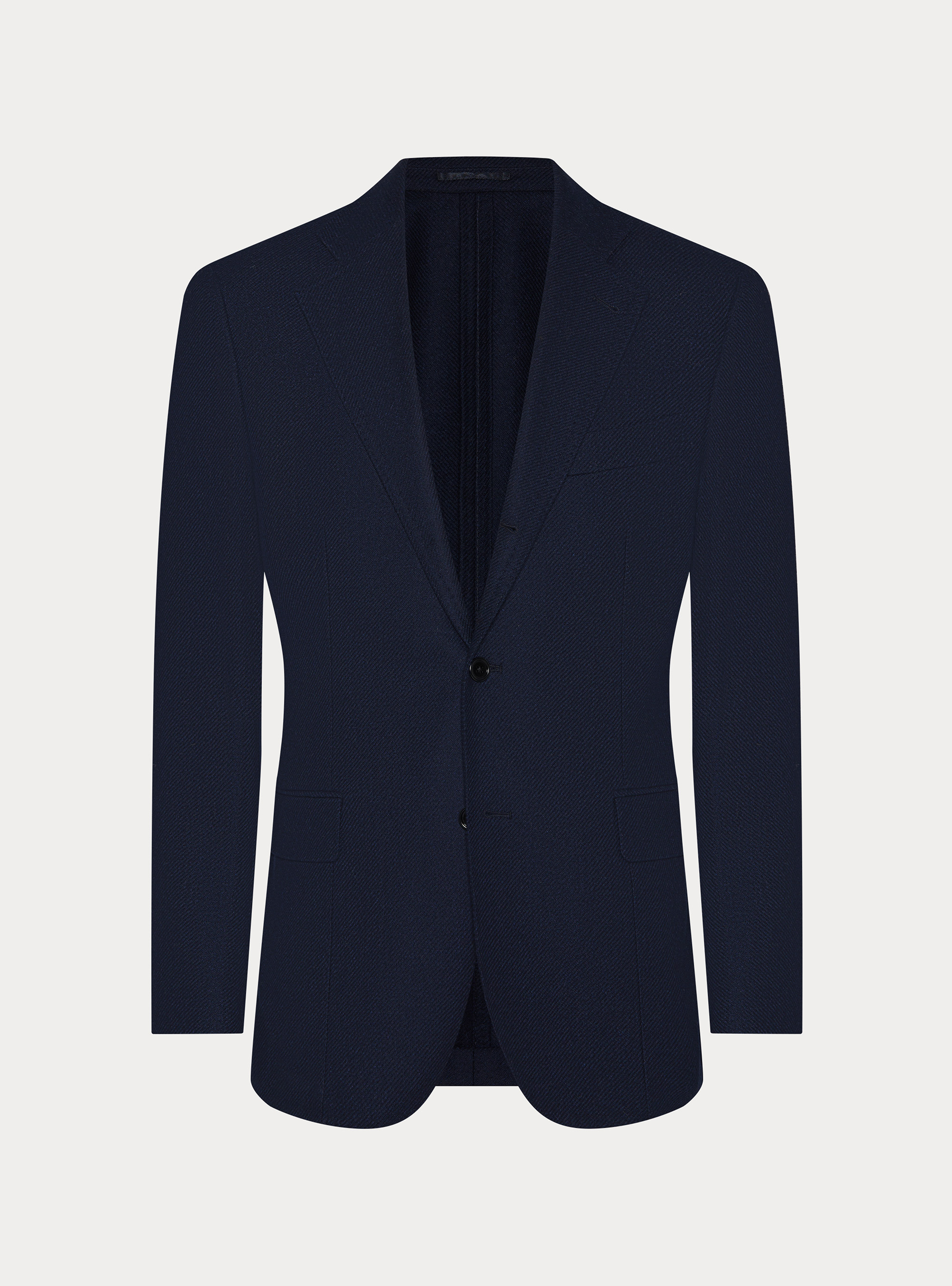 Wool and Cashmere Blazer Lanificio di Pray, NAVY BLUE