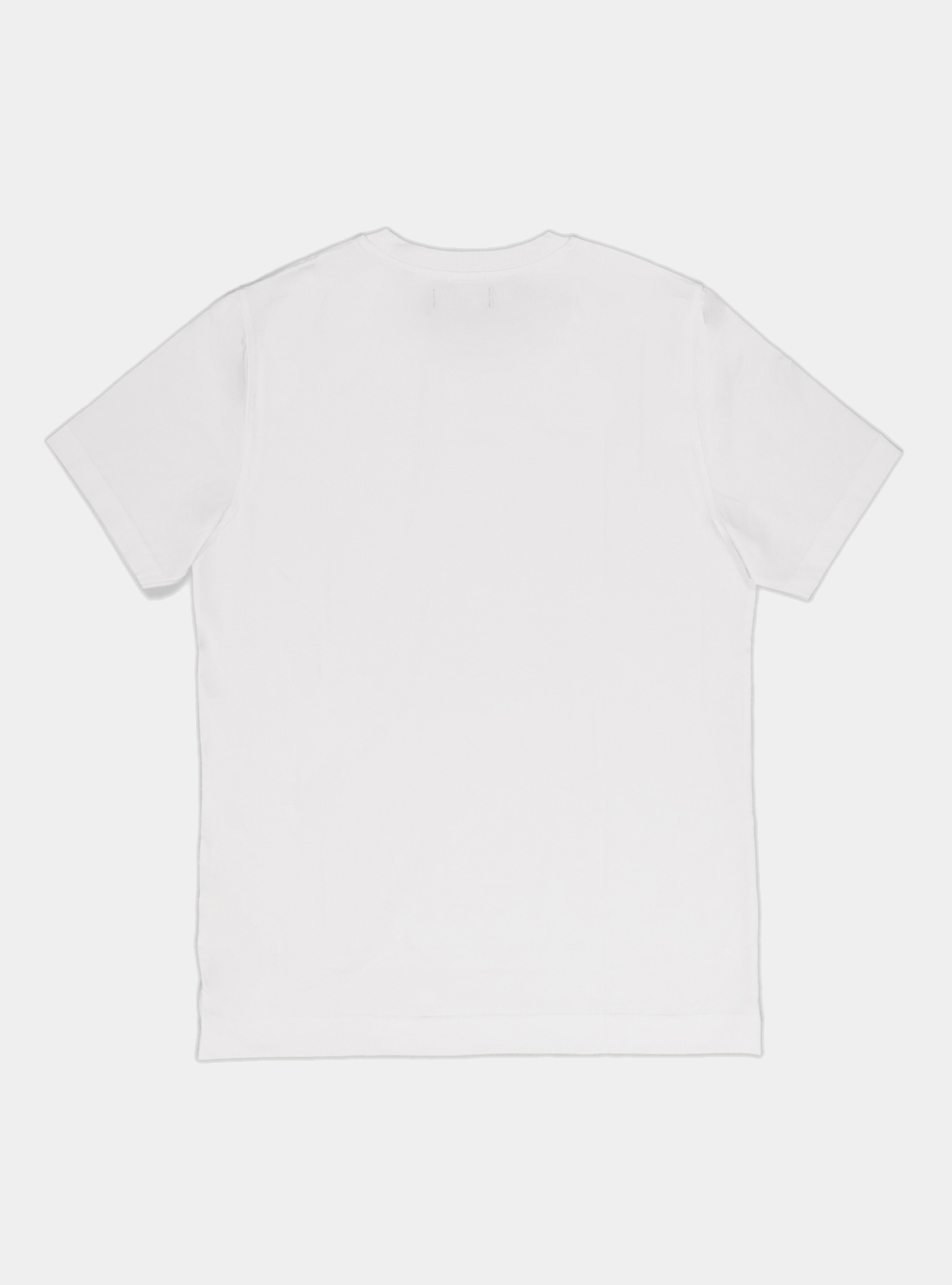 Solid-coloured cotton jersey Tshirt, WHITE