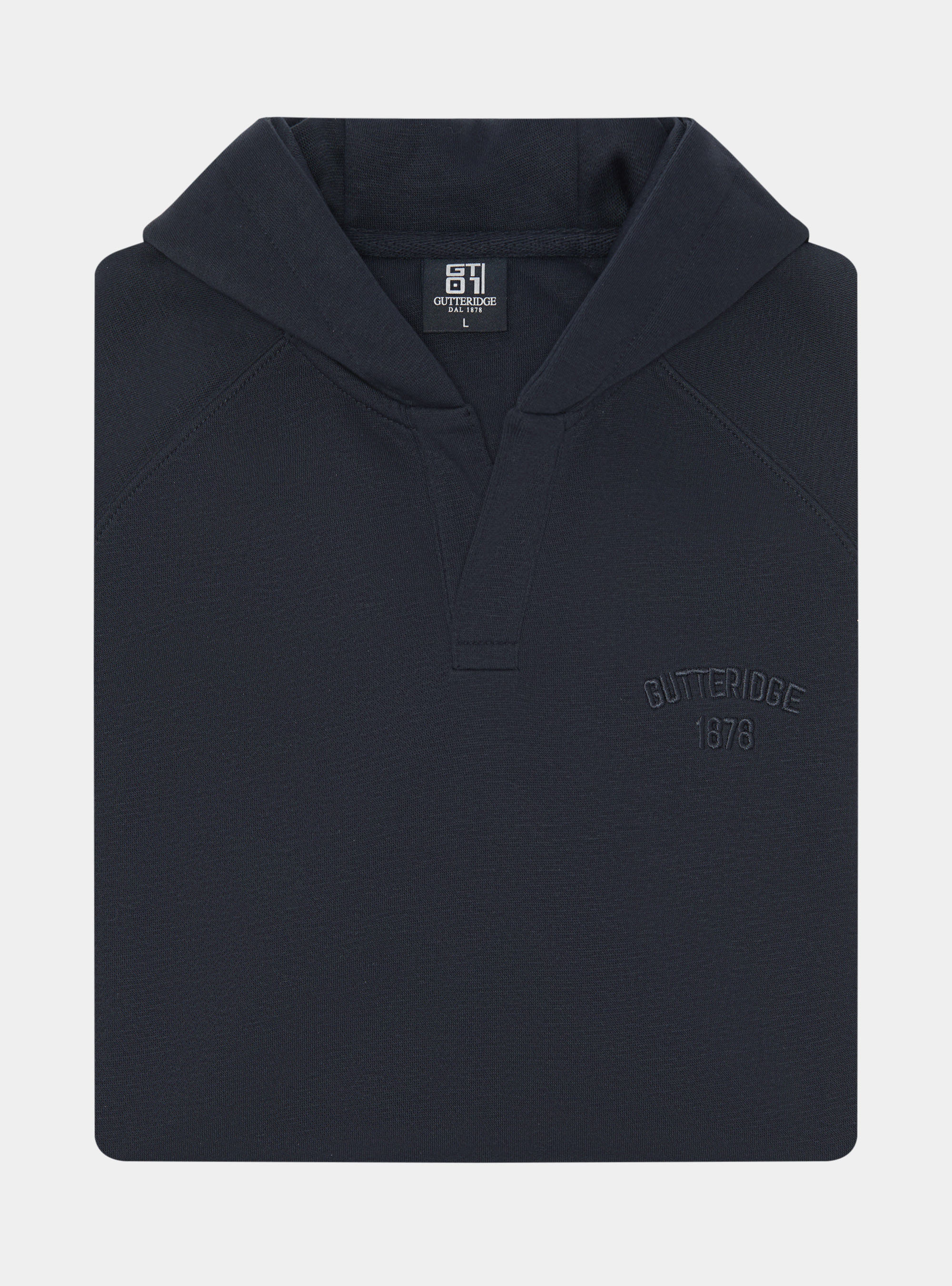 Sudadera con capucha GT01 en mezcla de algod&oacute;n, AZUL MARINO