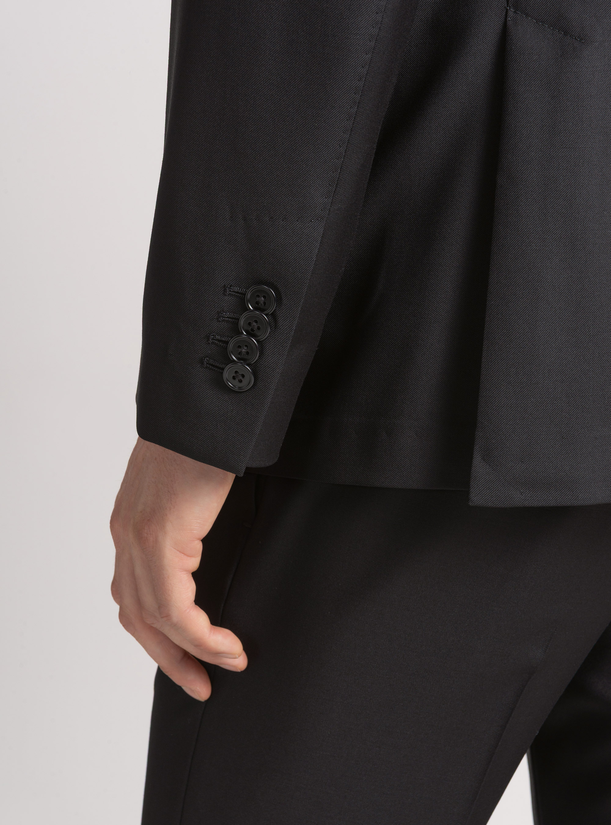 Pure wool suit blazer Vitale Barberis Canonico, BLACK