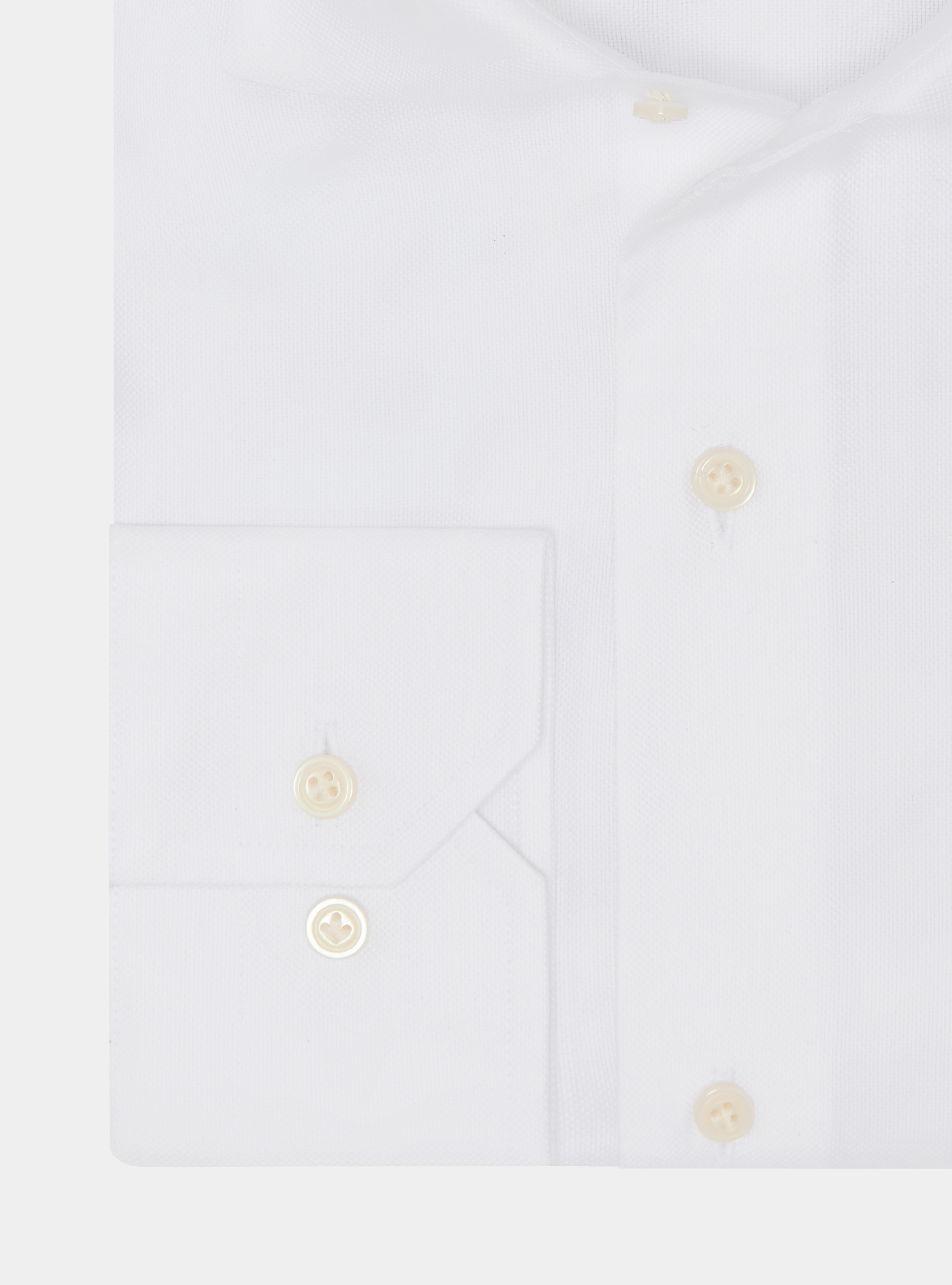 Camisa de algod&oacute;n oxford, BLANCO