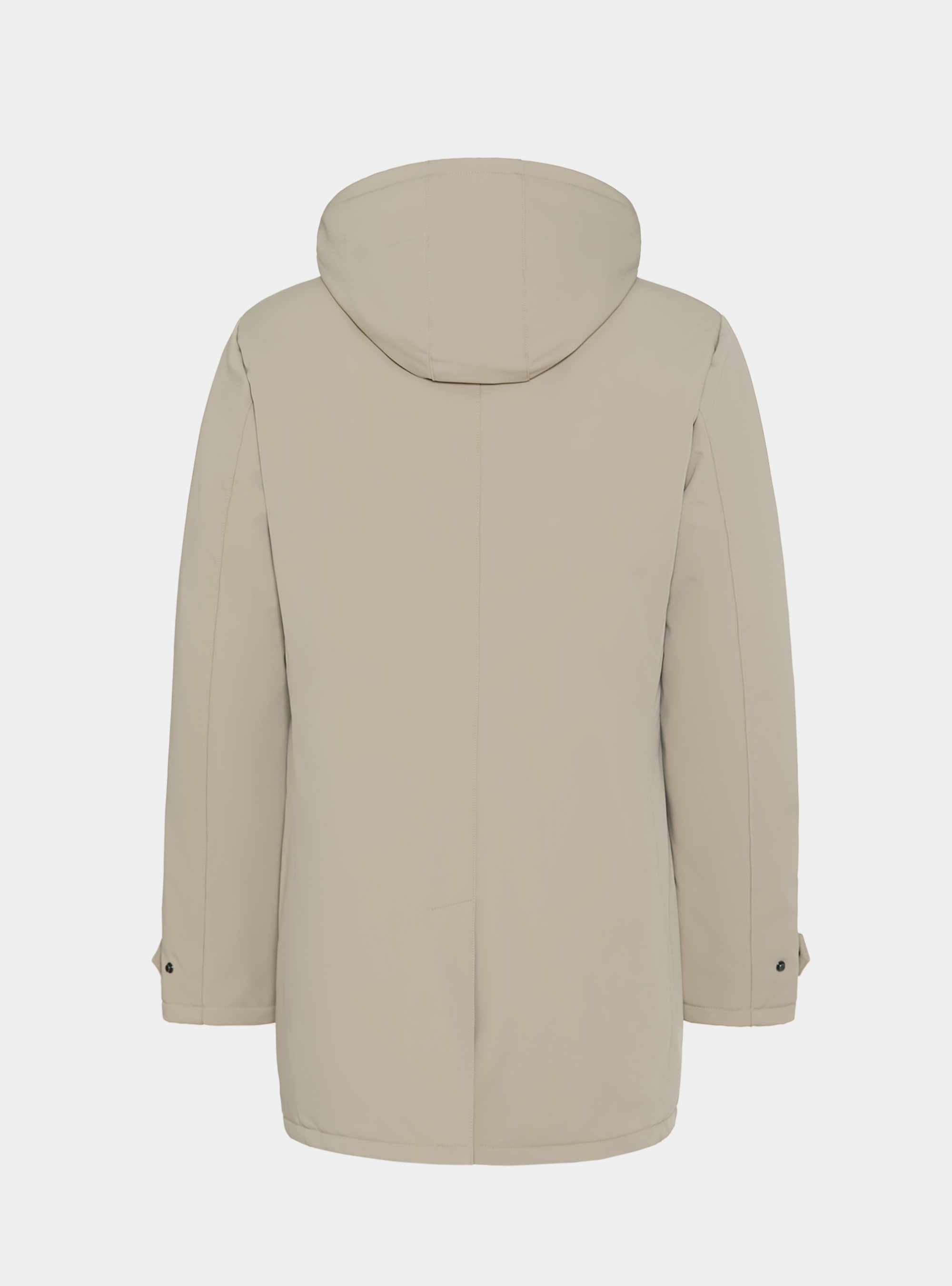 Parka tecnico con cappuccio, SABBIA