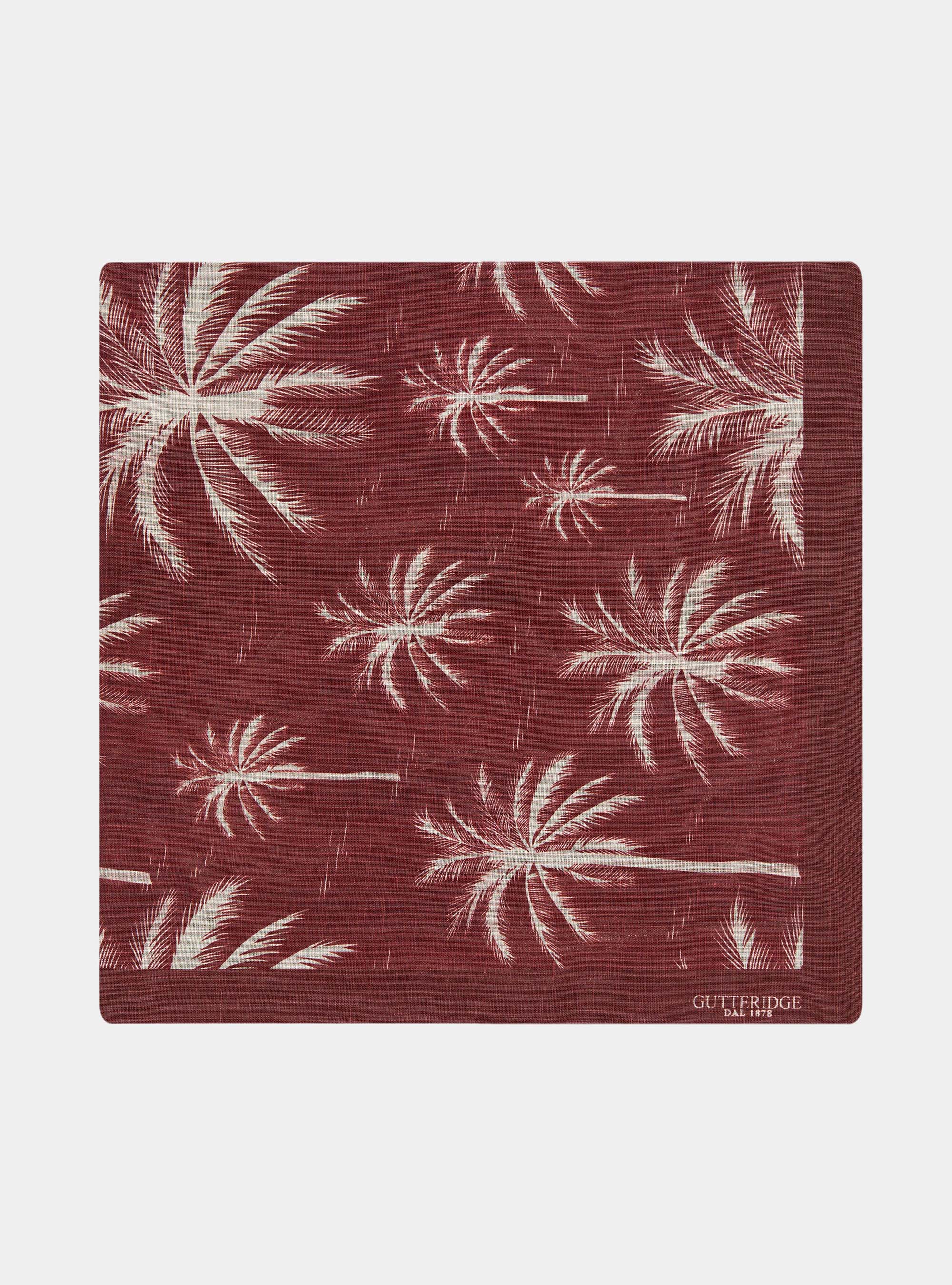 Leinentuch mit Palmenprint, COCCIO 0333C