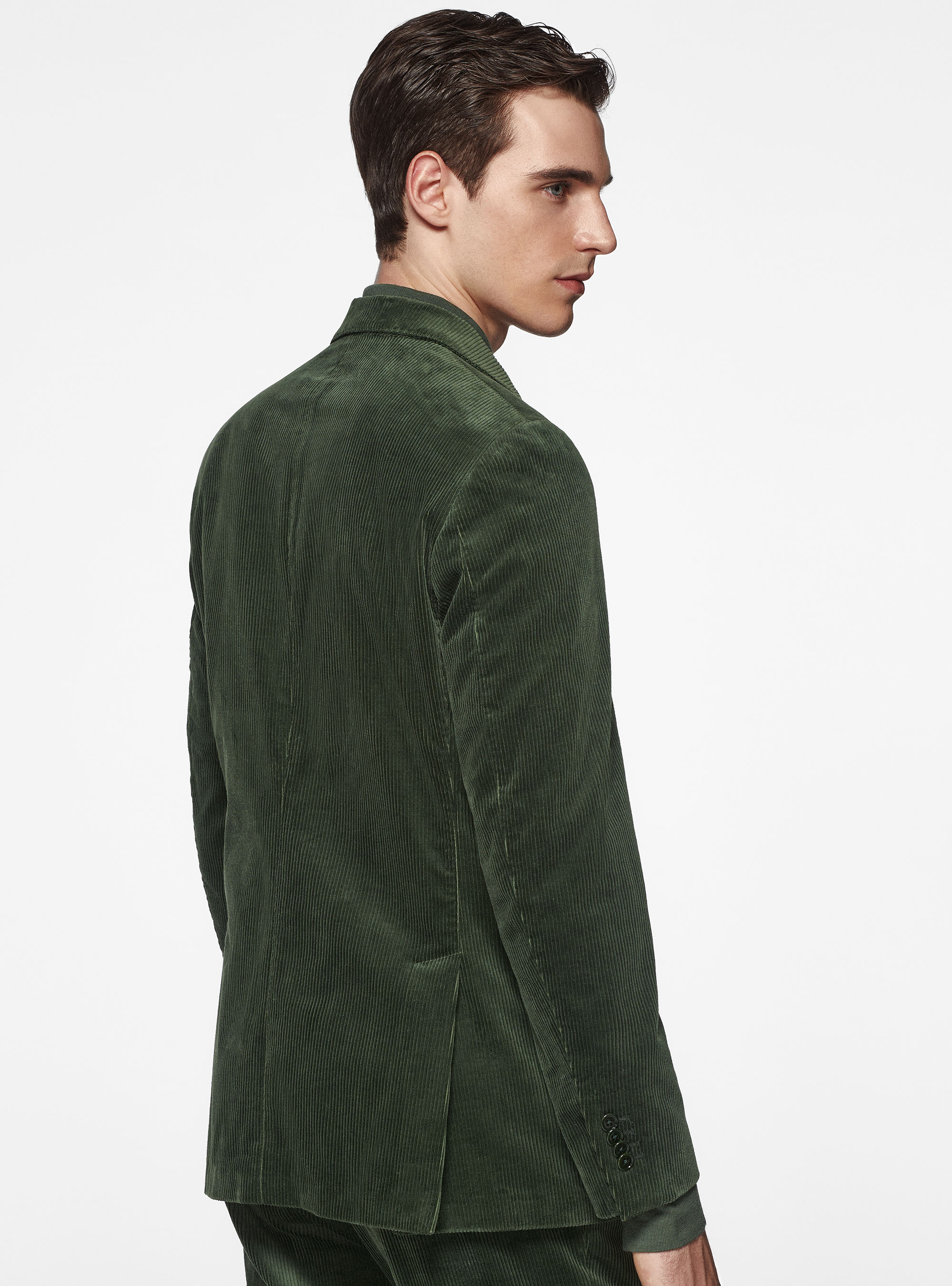 Duca Visconti di Modrone corduroy blazer, GREEN