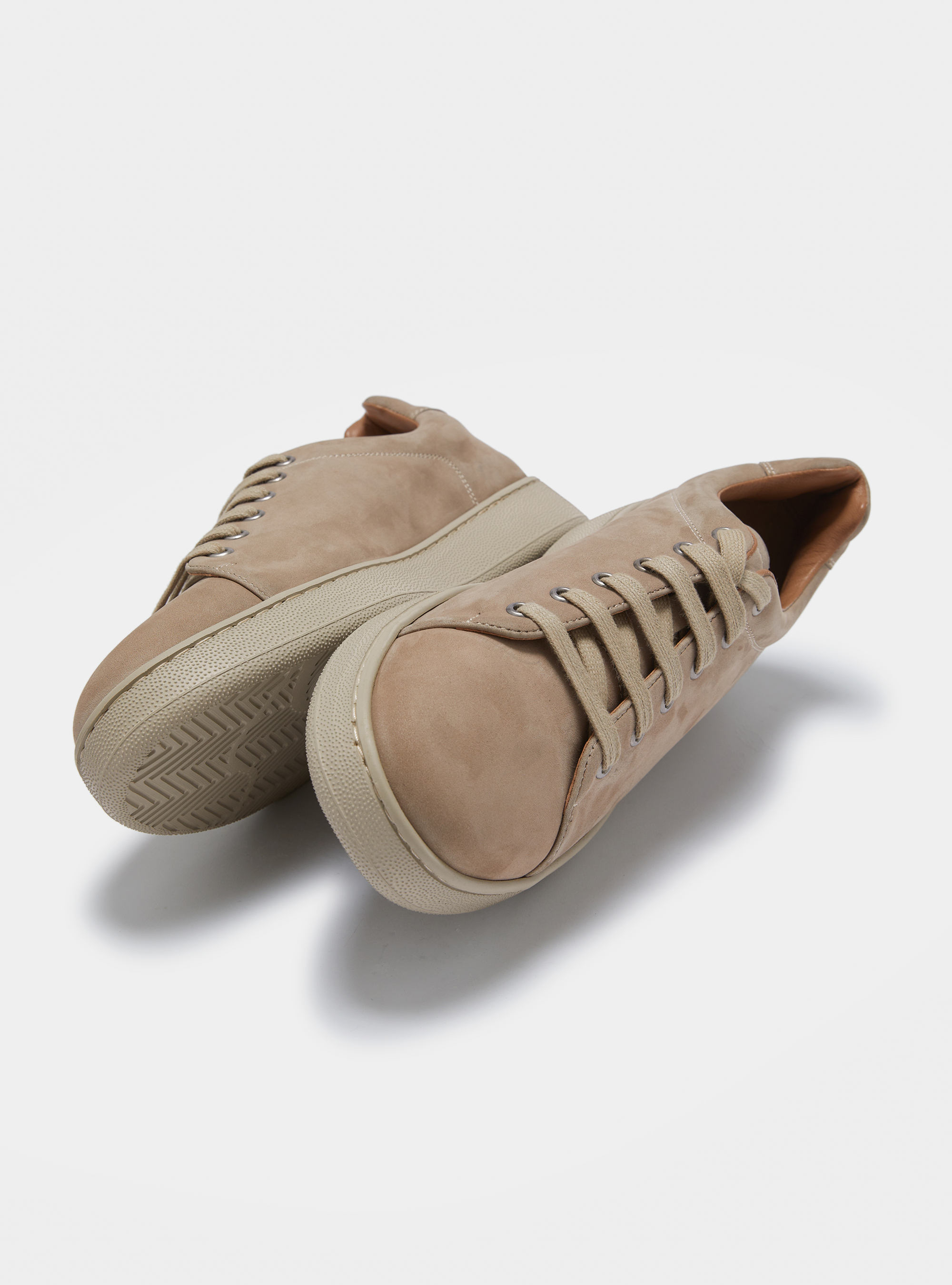 Nubuck Sneakers, ECRU