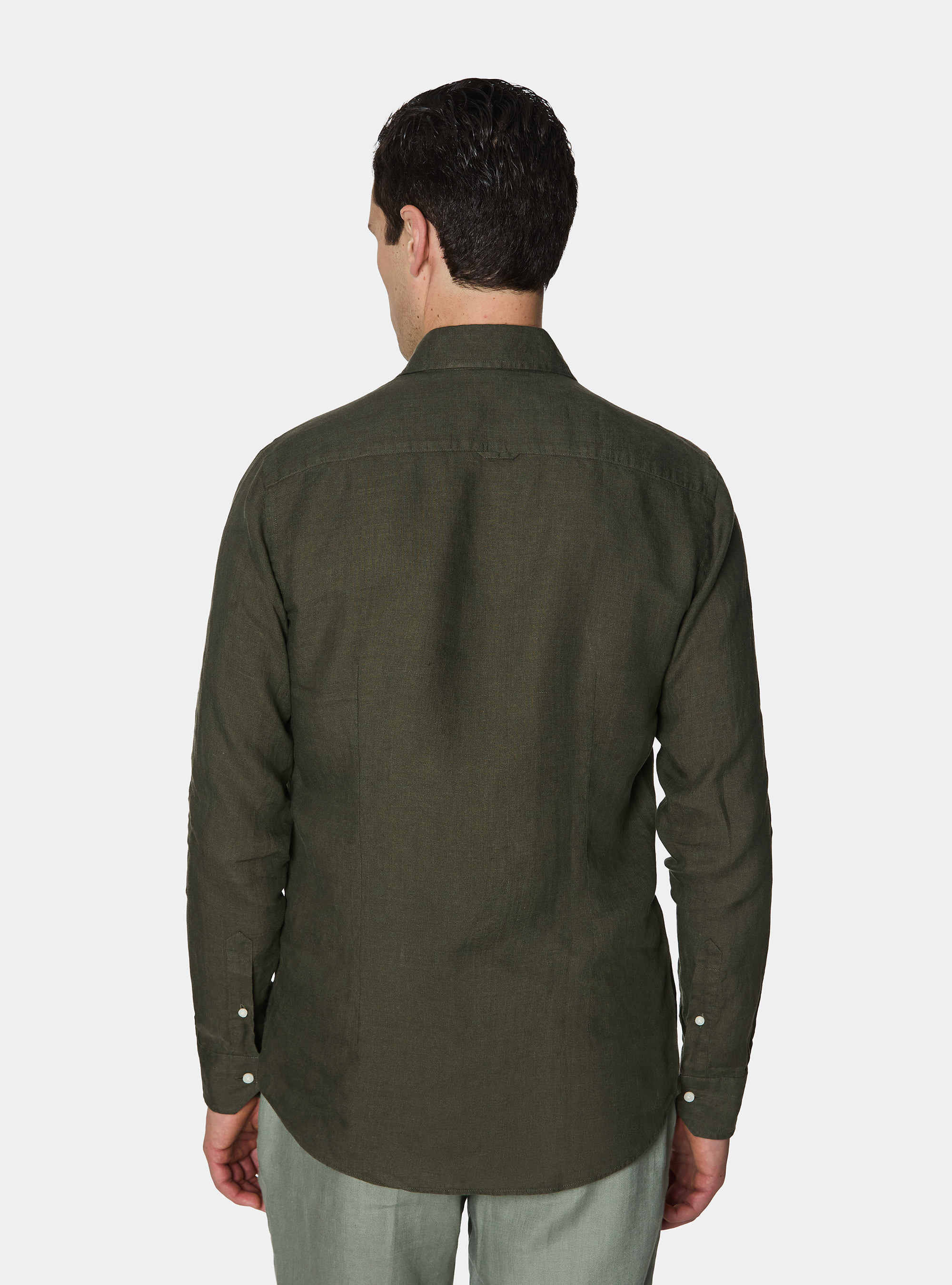 Camisa de lino puro, MILITARE 0609C
