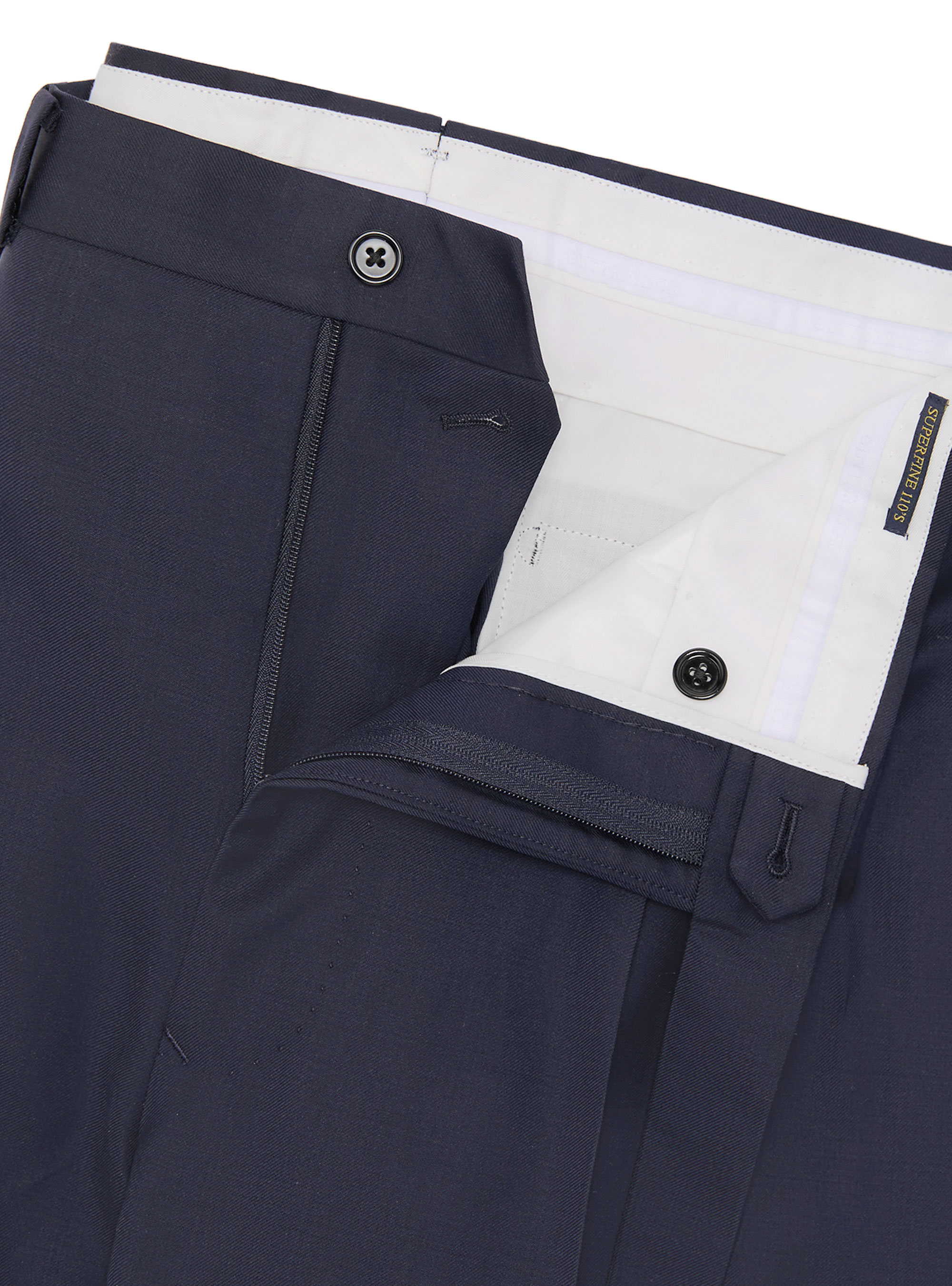 Vitale Barberis Canonico wool pleat trousers, NAVY BLUE