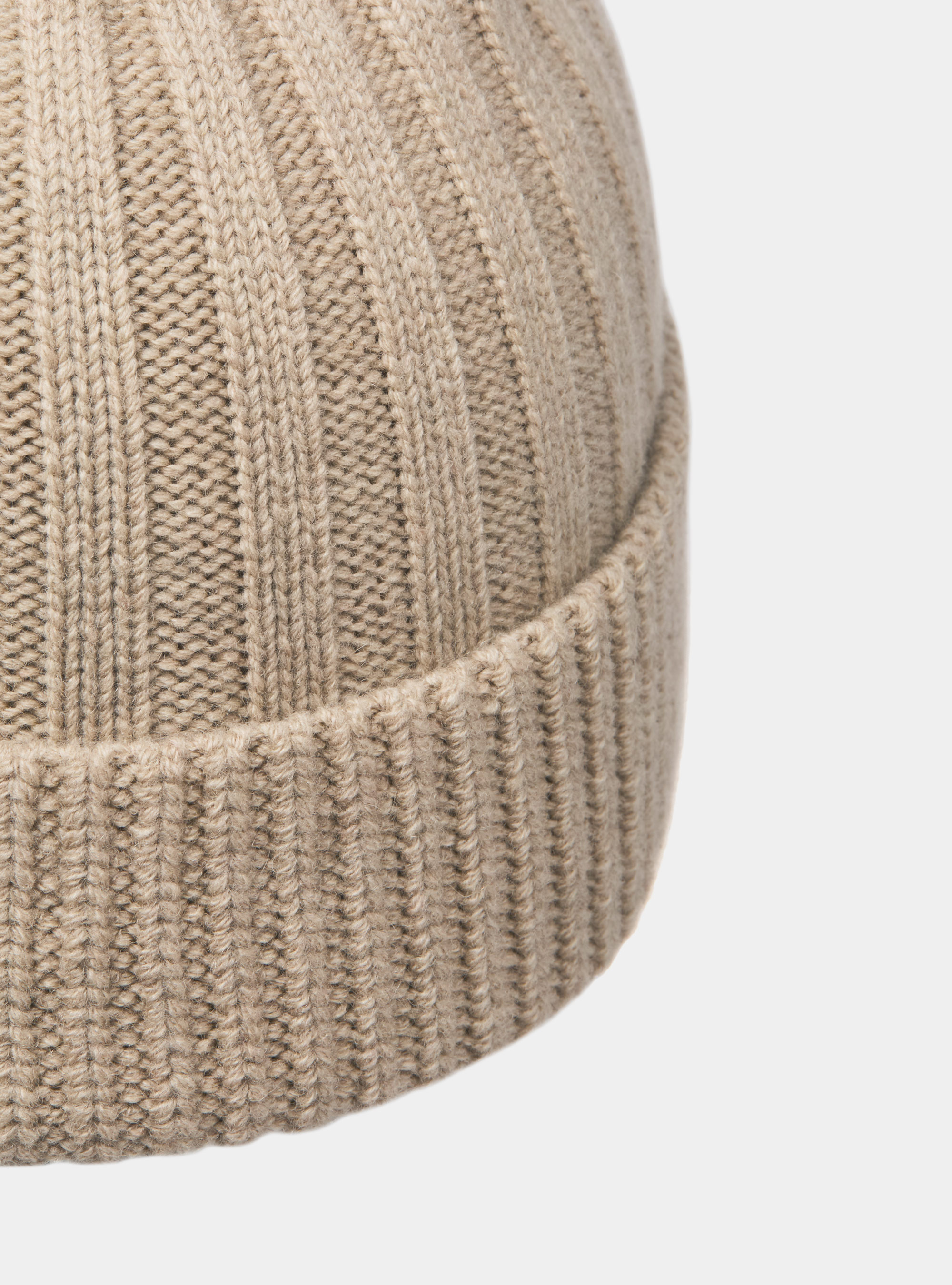 Cappello costa inglese in misto cashmere, ECRU