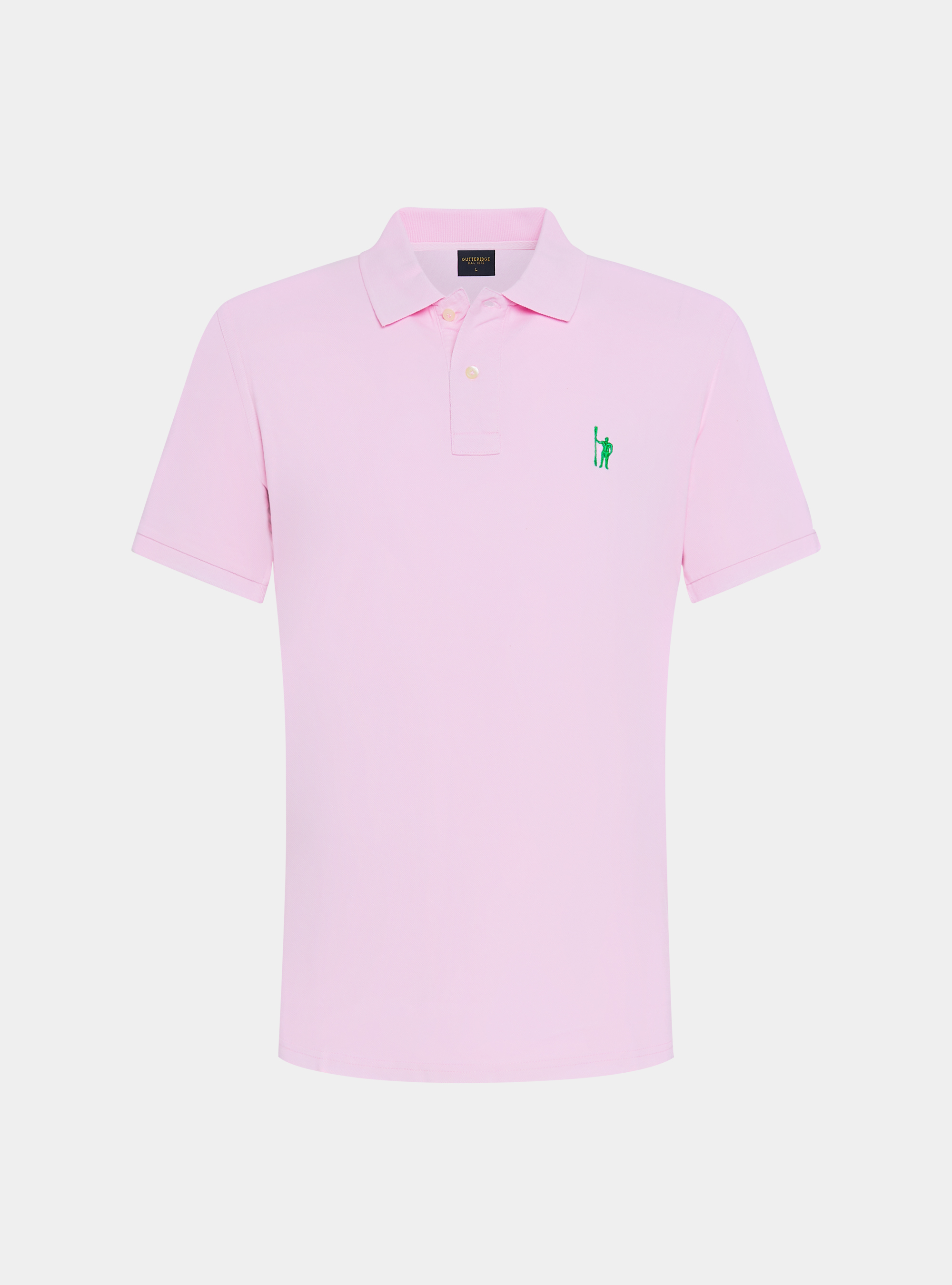Polo de piqu&eacute; con bordado, ROSA