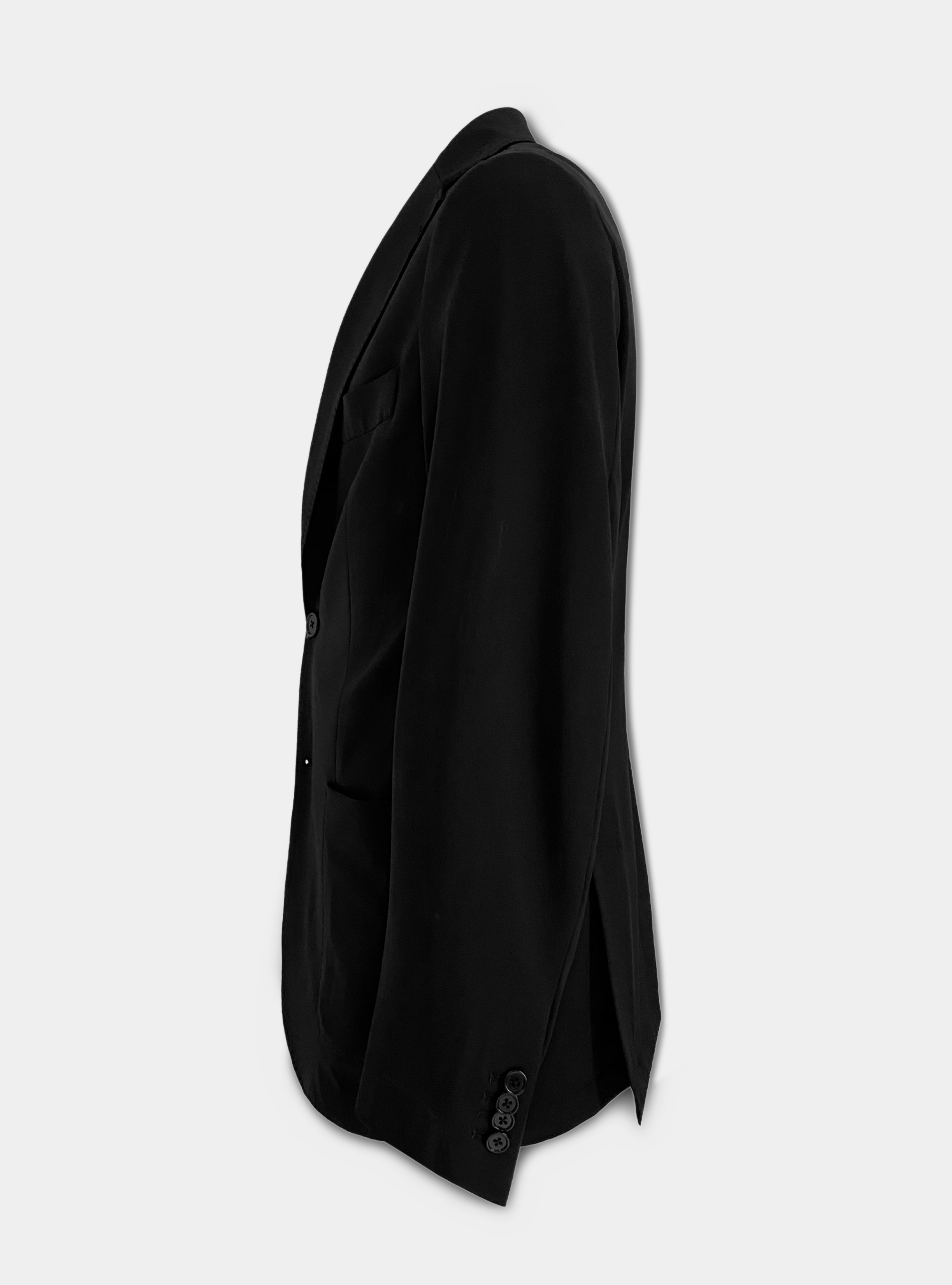 Technical fabric blazer travelwear, BLACK