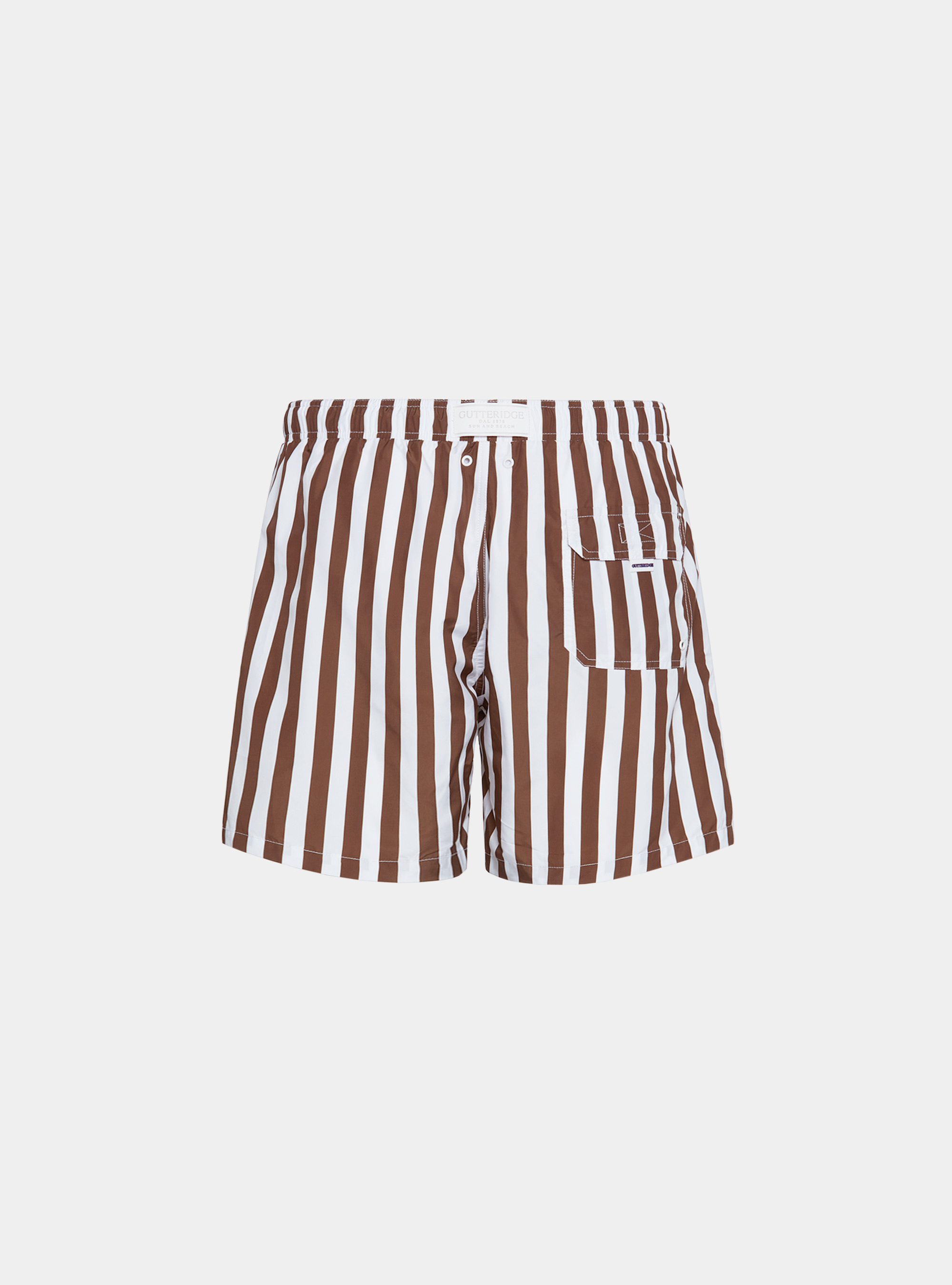 Costume da bagno riga larga, TABACCO