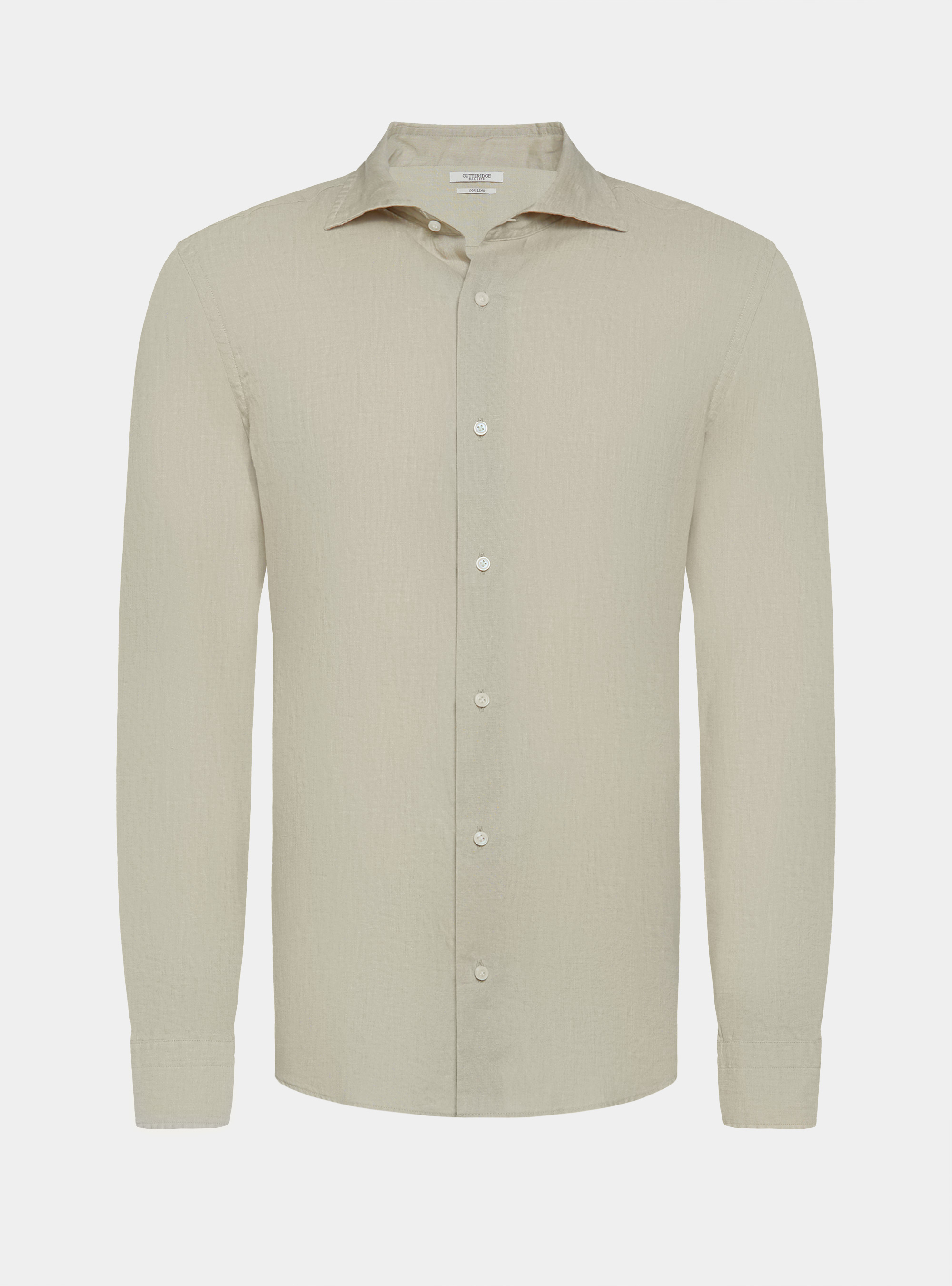 Camicia in puro lino, SABBIA