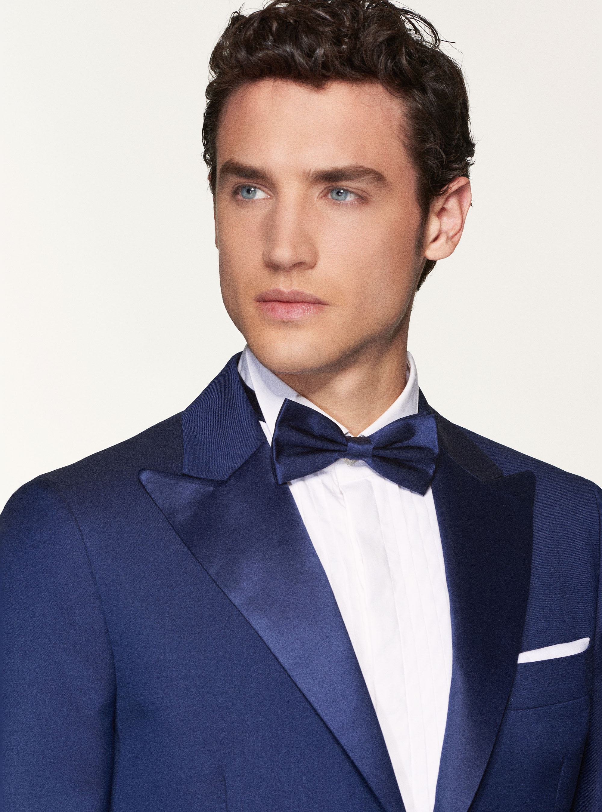 Smokingjacke aus superfeiner Schurwolle 110's Vitale Barberis Canonico, BASALTO 0230C