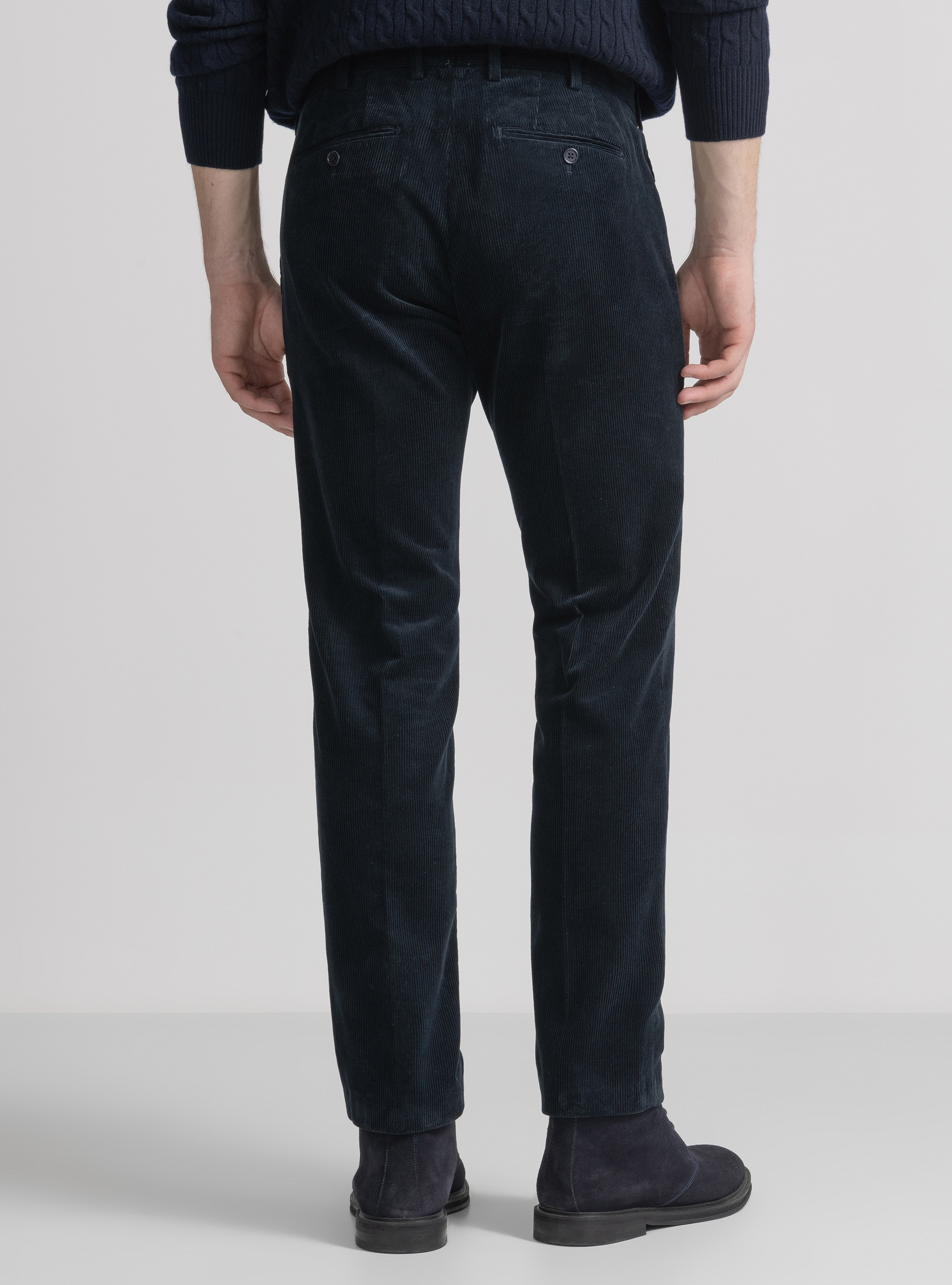 Samt-Hose, NAVY 0218C