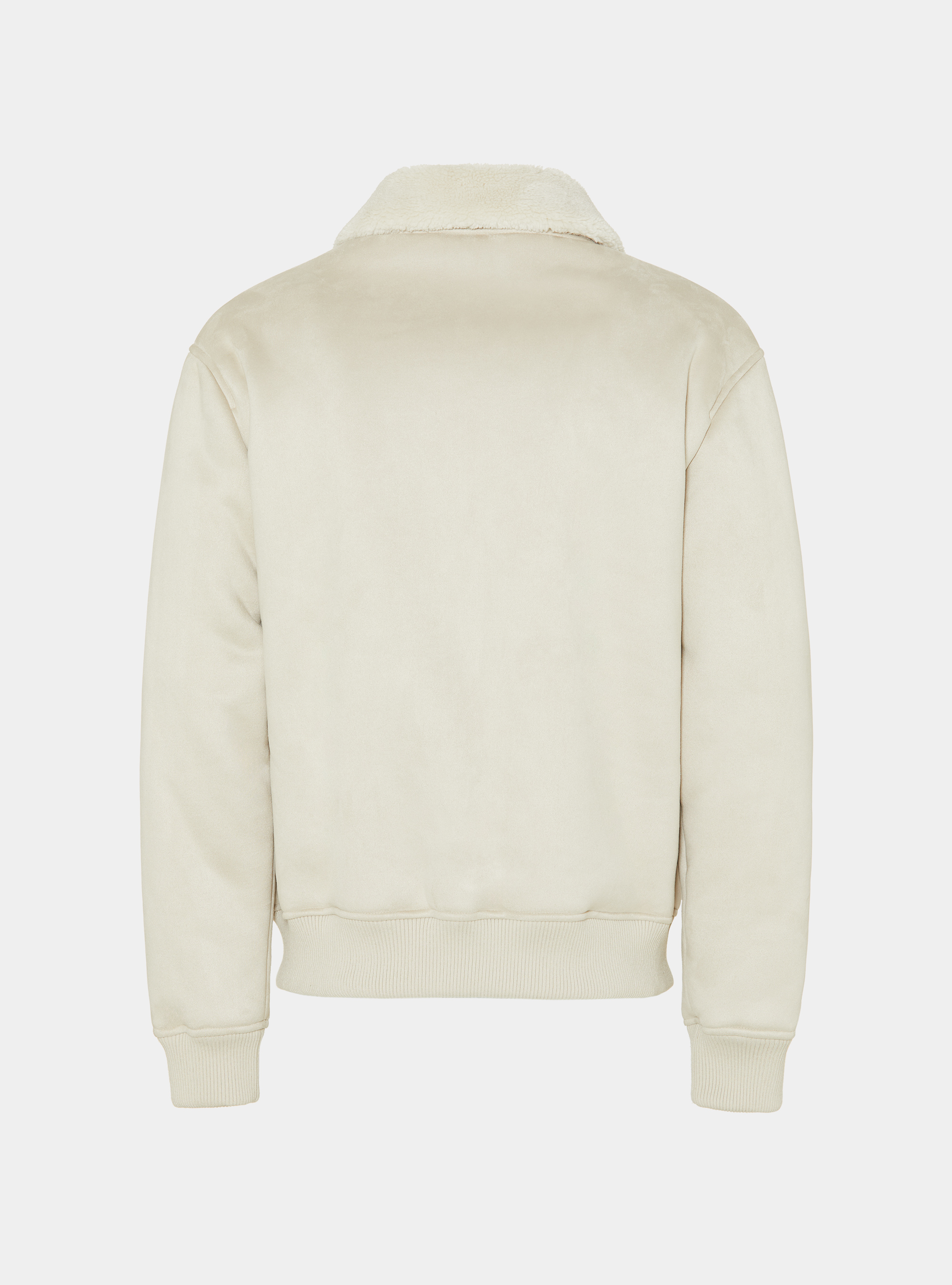 Suede effect bomber, OFF-WHITE